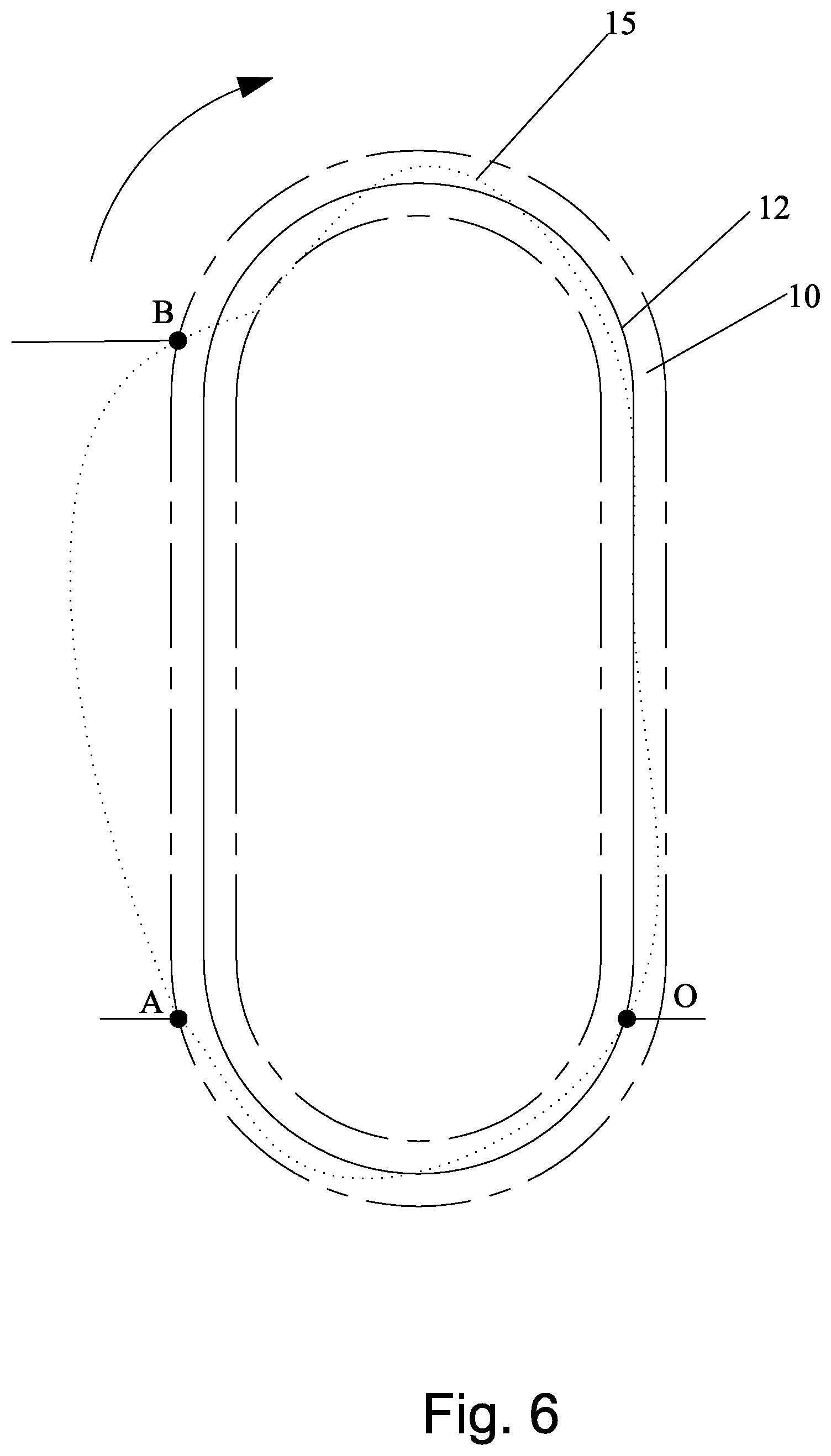 Patent US12092481 Figure 6 – Distance measuring method based on moving coordinate positioning and portable terminal device