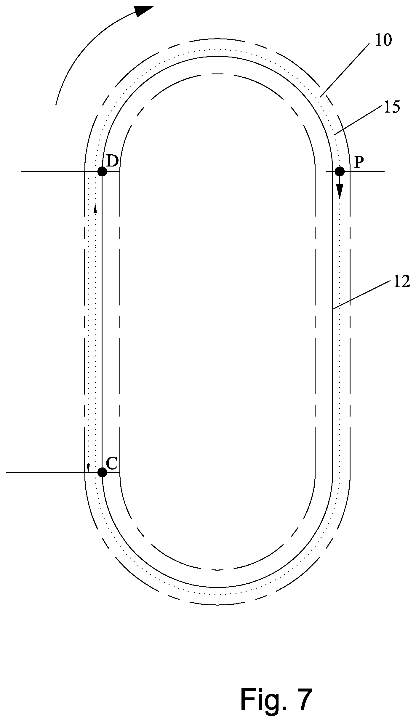 Patent US12092481 Figure 7 – Distance measuring method based on moving coordinate positioning and portable terminal device