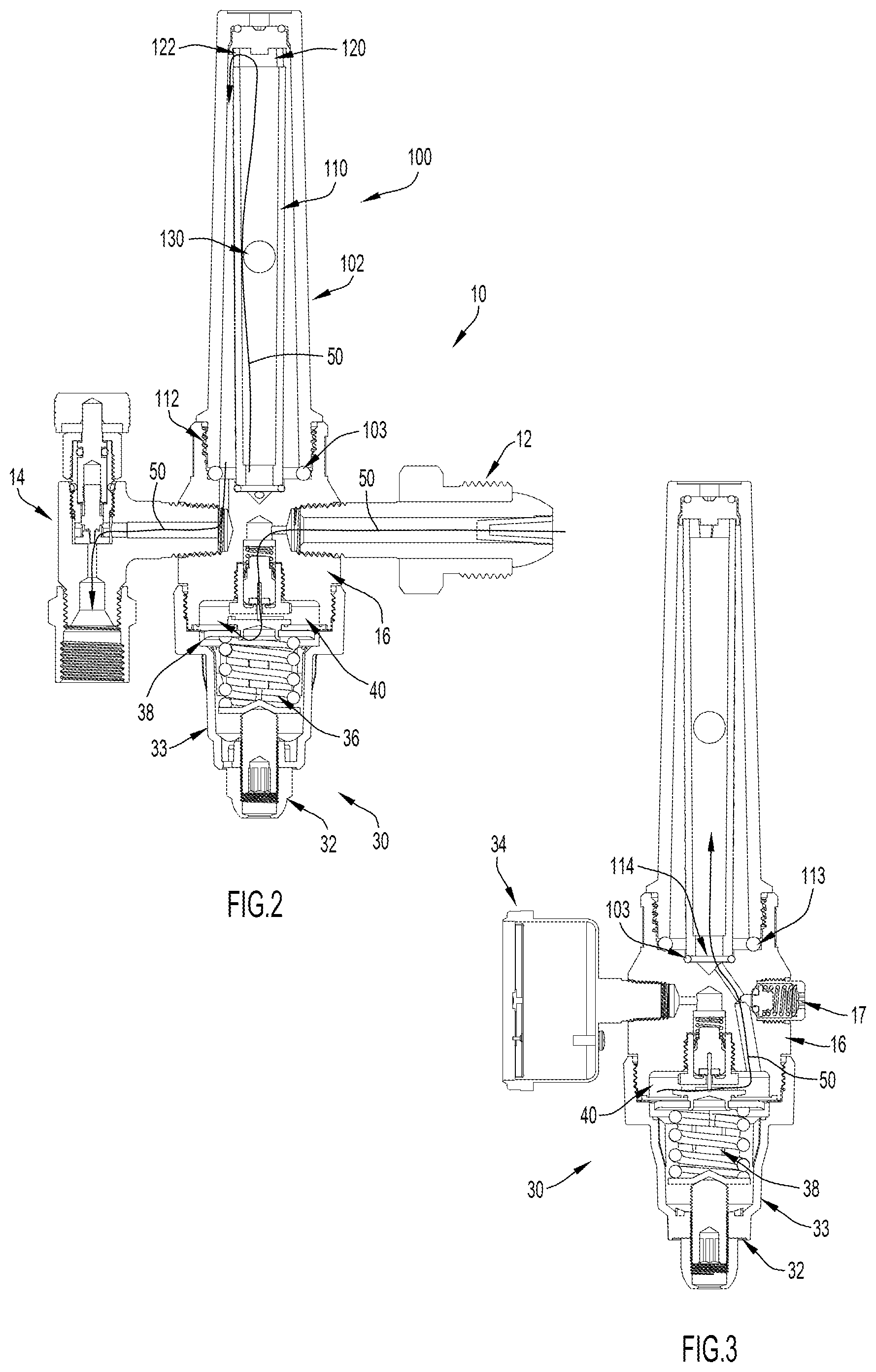 Patent US12092486 Figure 2 – Flow gauge and flow gauge scale assembly