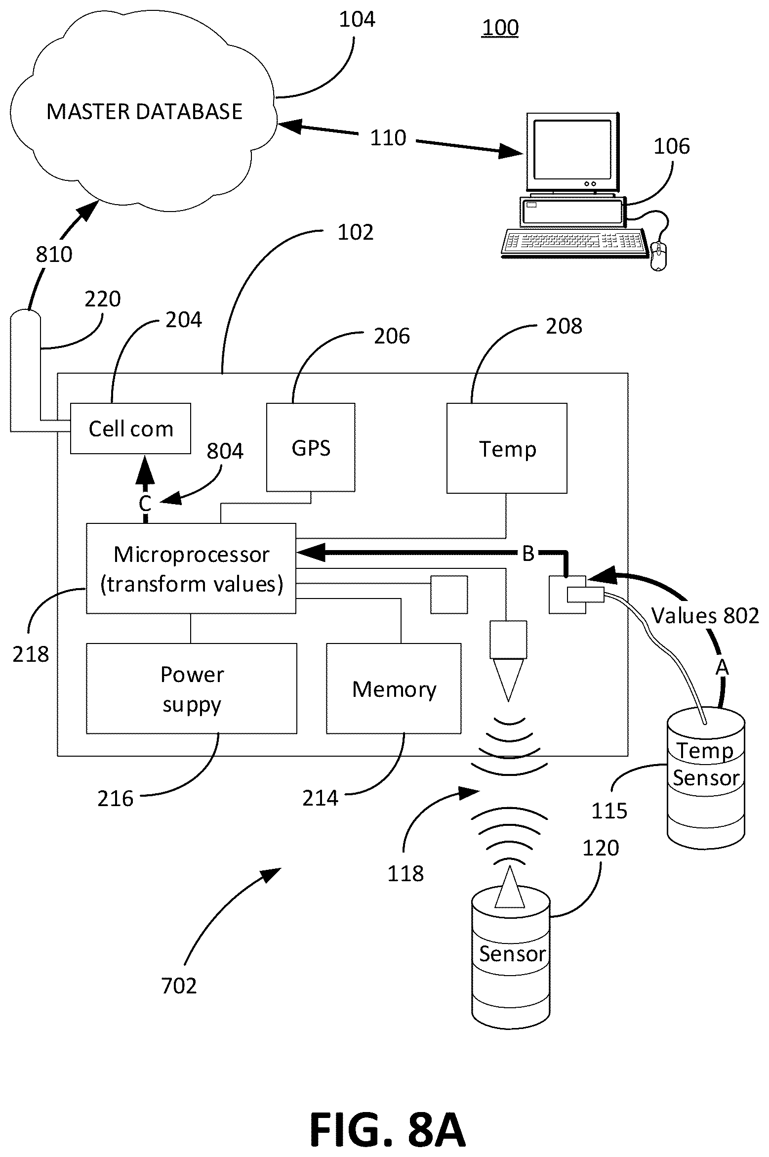 Patent US12092487 Figure 10 – Sensor system