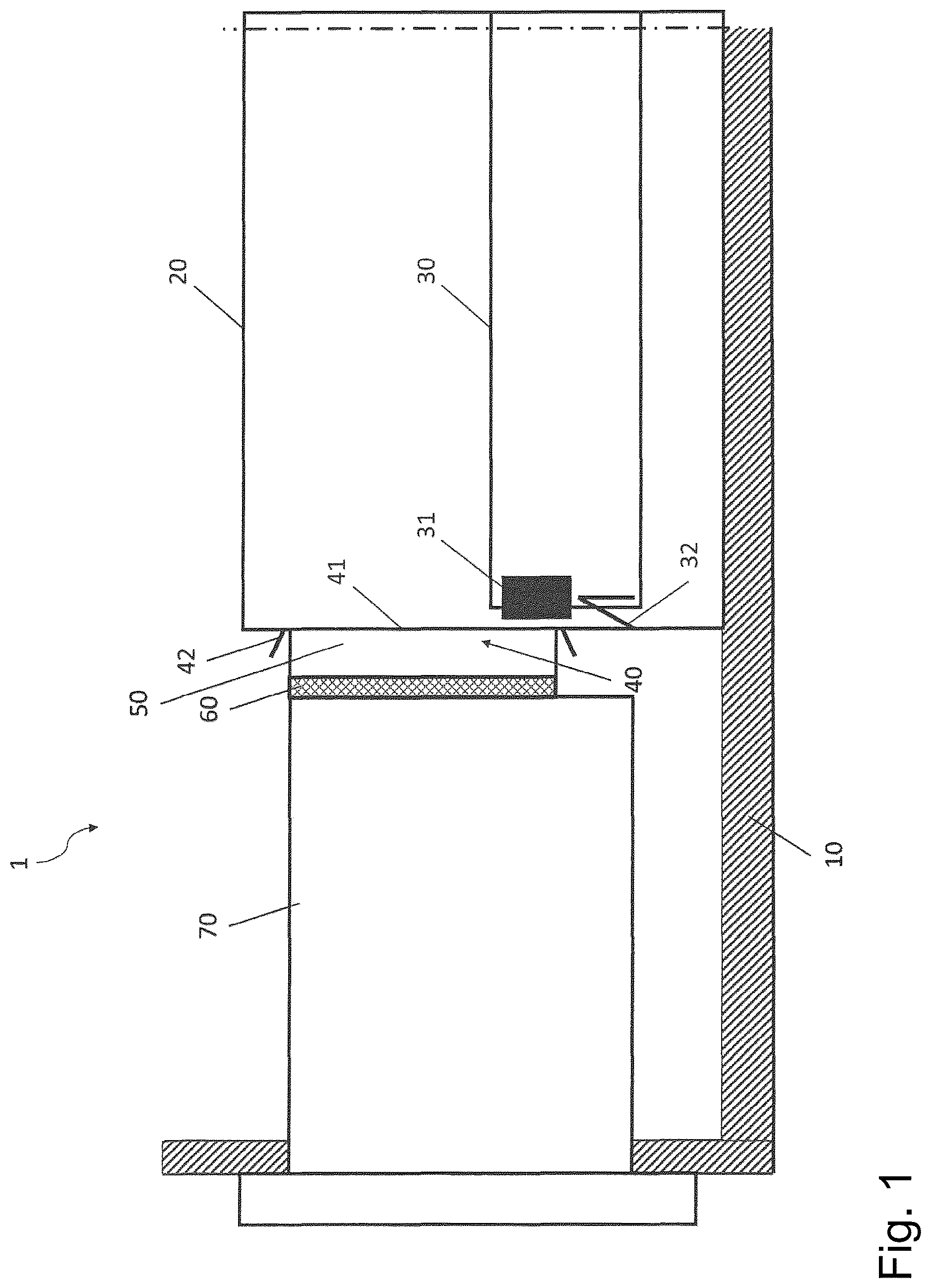 Patent US12092489 Figure 1 – Clutch device for a gearbox of a utility vehicle