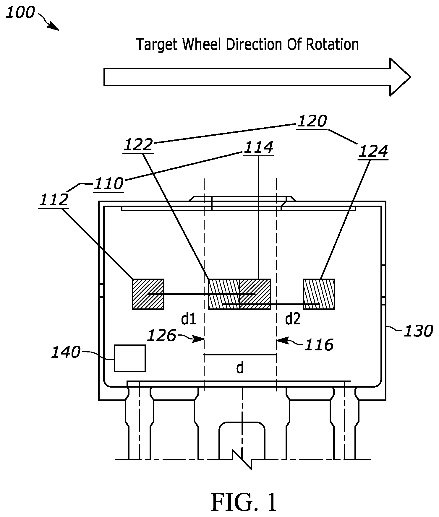 Patent US12092490 — Very high resolution speed and position sensor — Figure 1