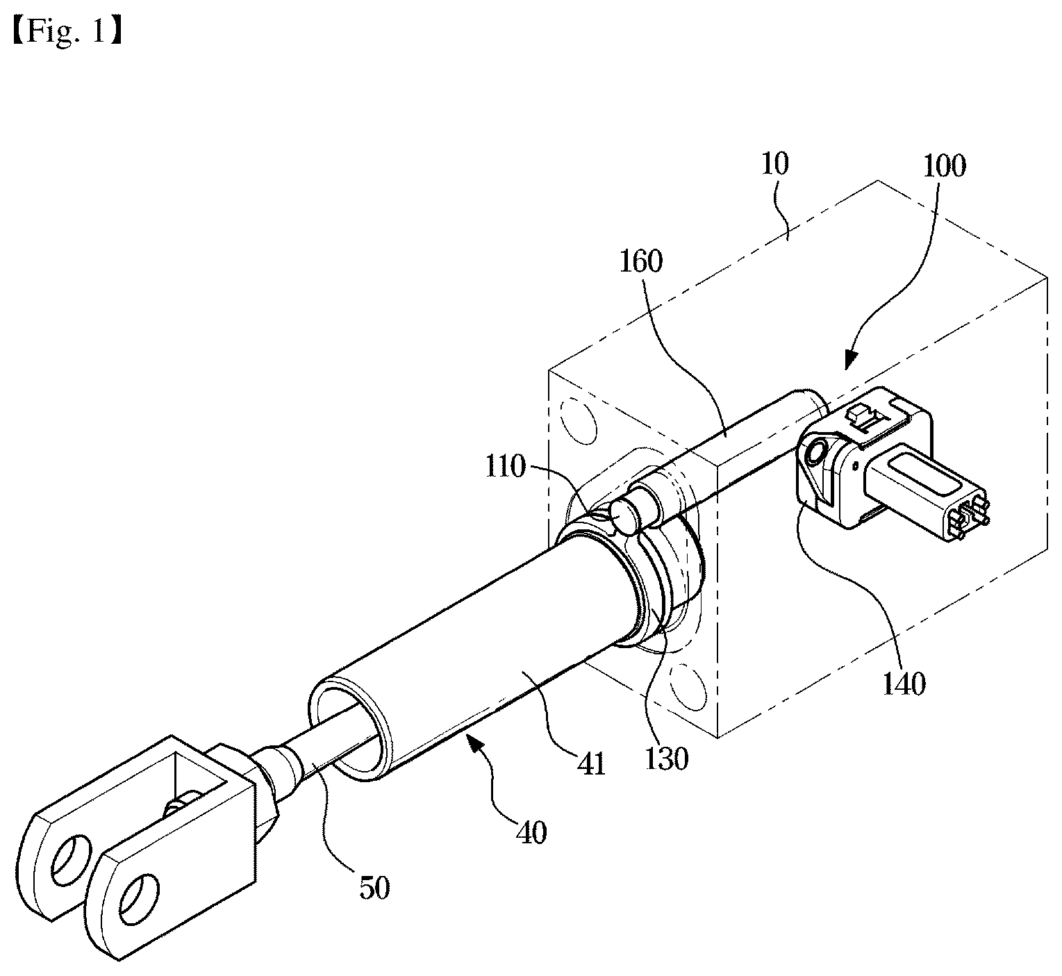 Patent US12092491 — Apparatus for sensing displacement of brake pedal — Figure 1