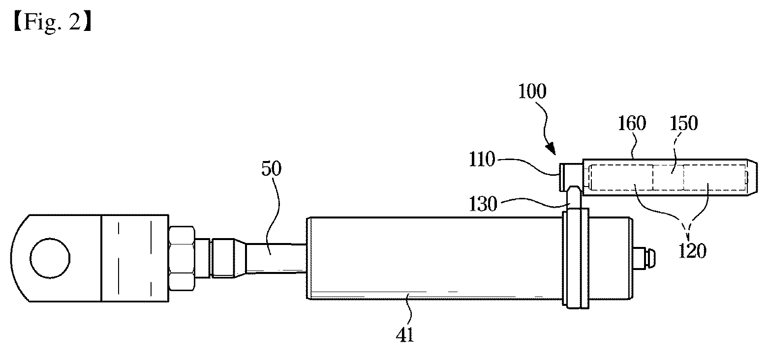 Patent US12092491 Figure 2 – Apparatus for sensing displacement of brake pedal