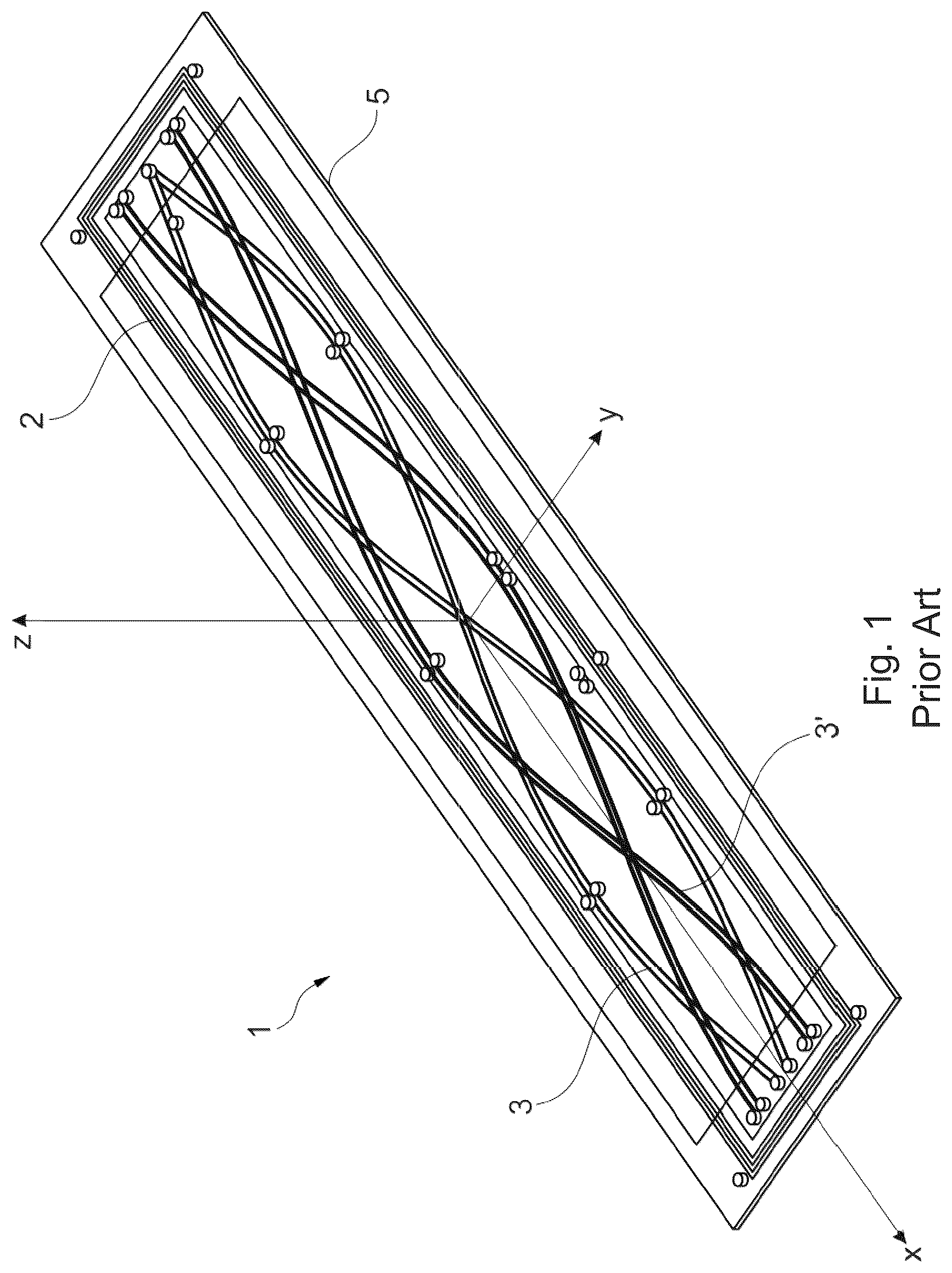 Patent US12092492 Figure 1 – Inductive linear displacement sensor