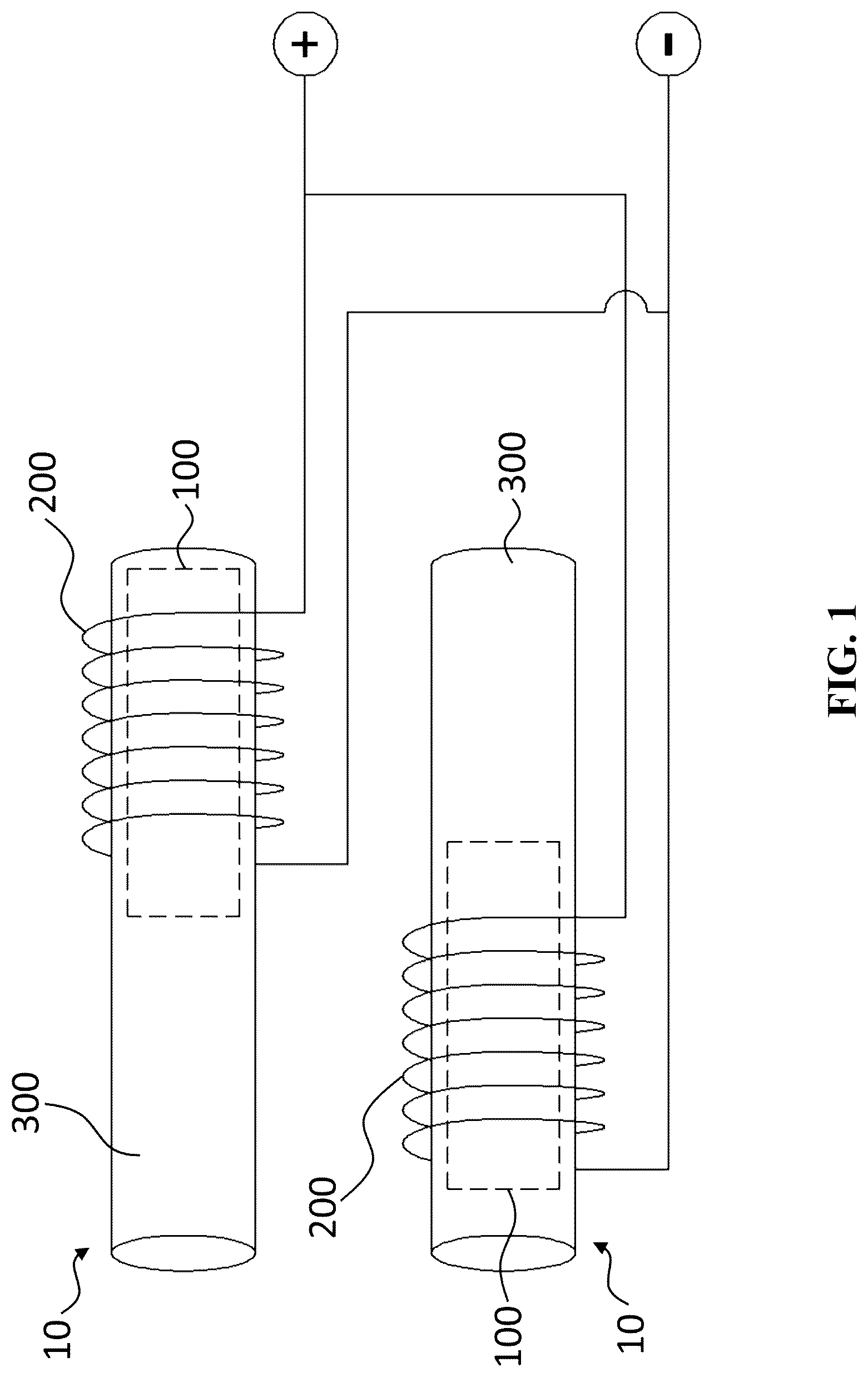 Patent US12092494 Figure 1 – Apparatus for non-polarity correction and displacement measurement of object using search coil type sensor