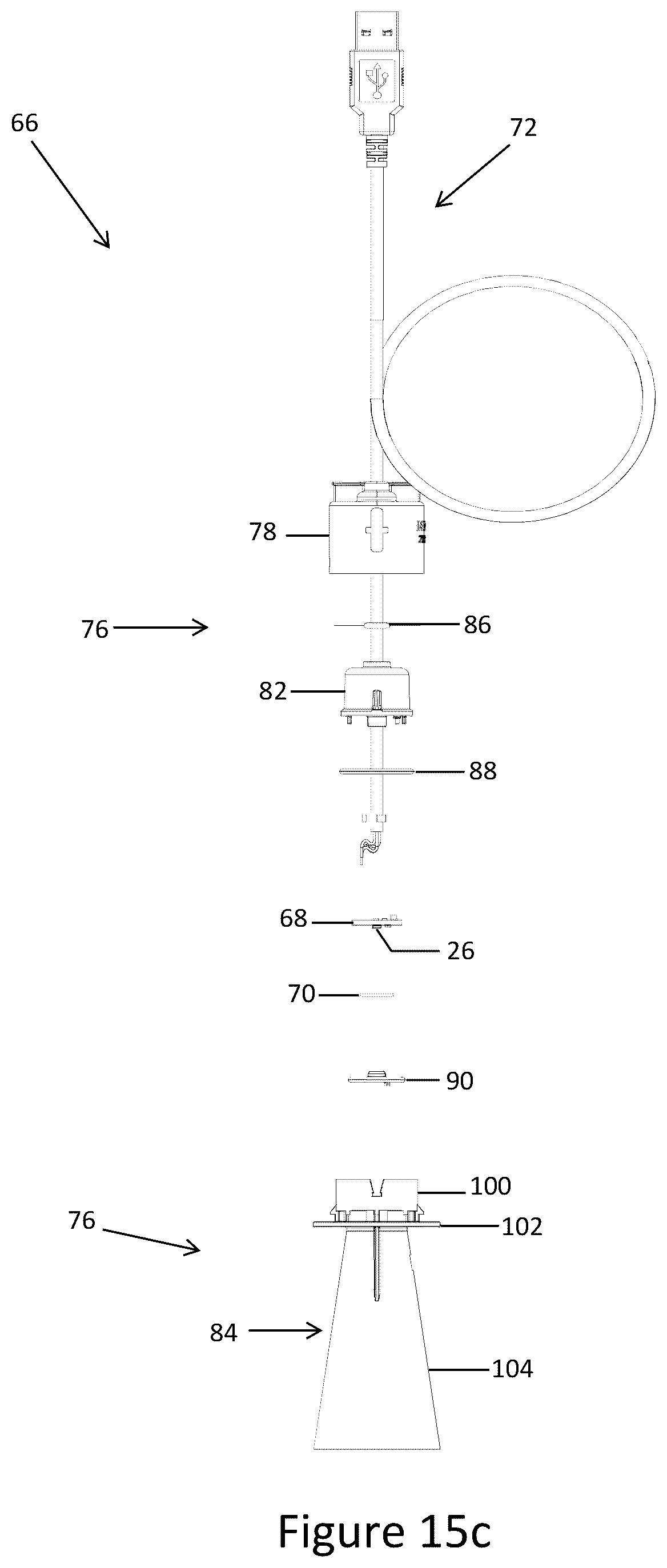 Patent US12092506 Figure 17 – Sump pump system, including water level sensor shield