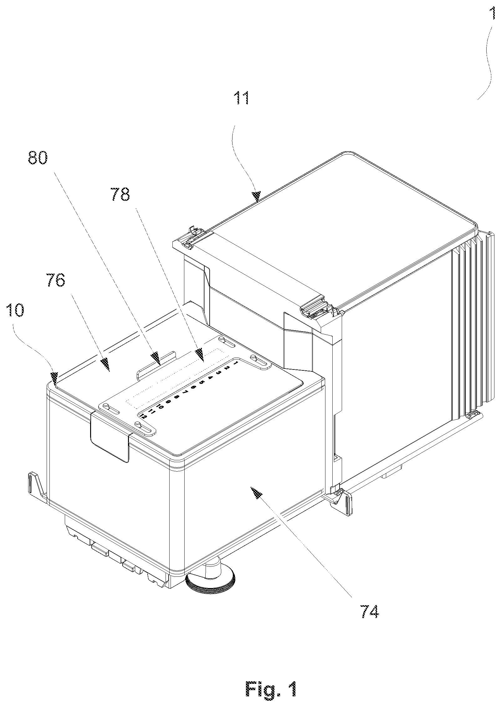 Patent US12092509 — Sample-handling-module and apparatus for calibrating a multi-channel liquid handling device — Figure 1
