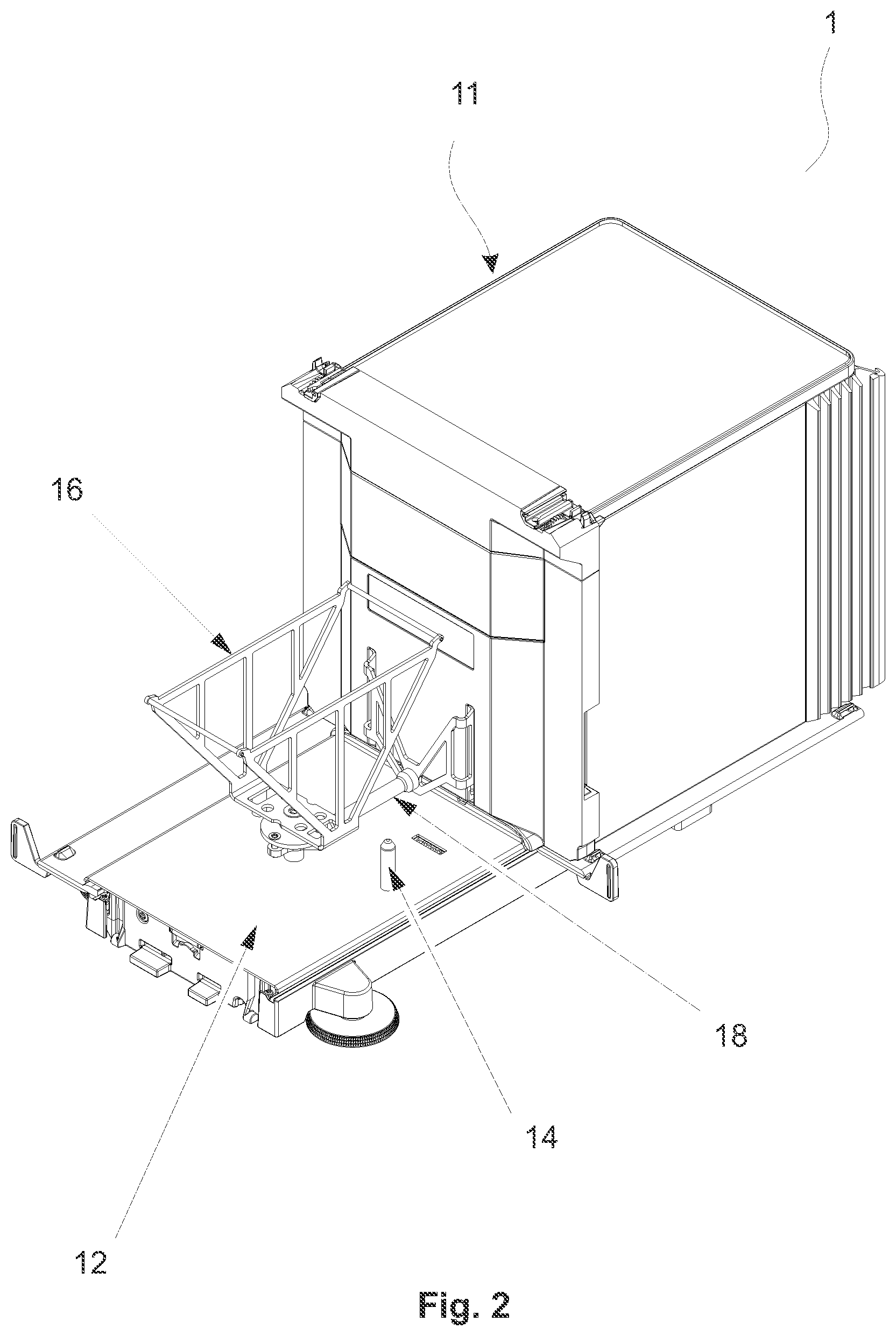 Patent US12092509 Figure 2 – Sample-handling-module and apparatus for calibrating a multi-channel liquid handling device