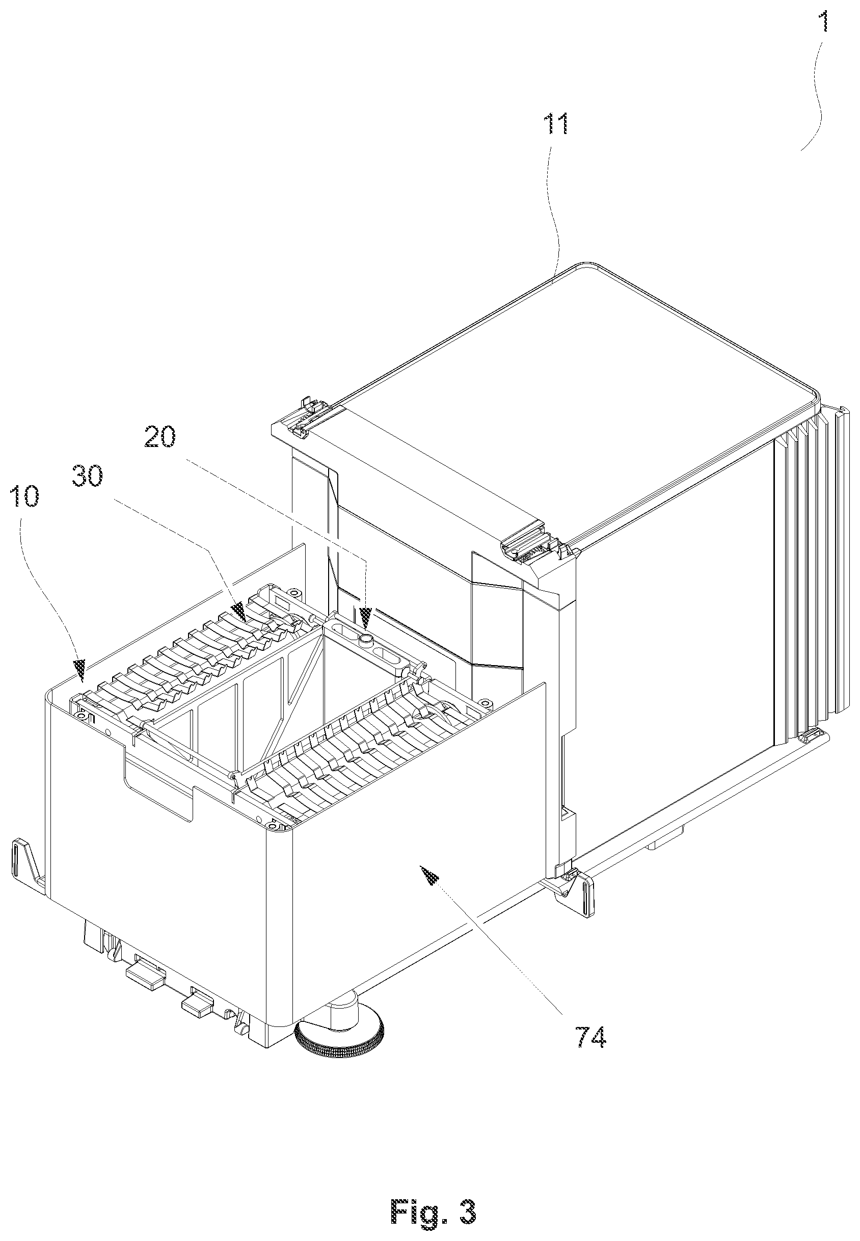 Patent US12092509 Figure 3 – Sample-handling-module and apparatus for calibrating a multi-channel liquid handling device