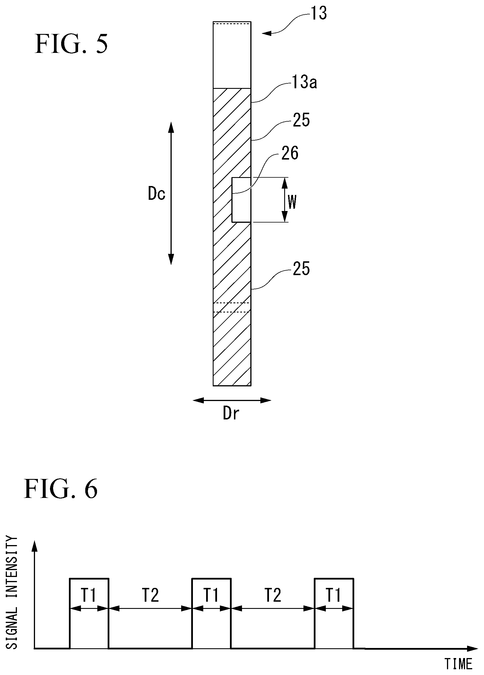 Patent US12092511 Figure 5 – Blade vibration monitoring device, blade vibration monitoring system, moving blade, and rotary machine