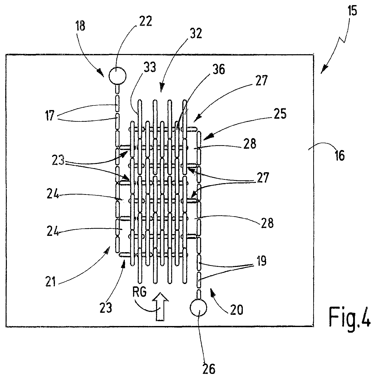 Patent US12092535 Figure 4 – Stitched sensor for deleting or measuring acting force