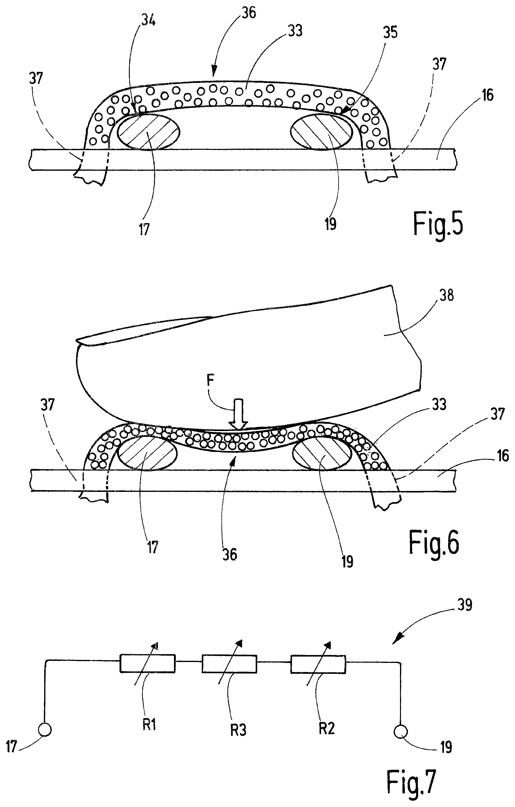 Patent US12092535 Figure 5 – Stitched sensor for deleting or measuring acting force