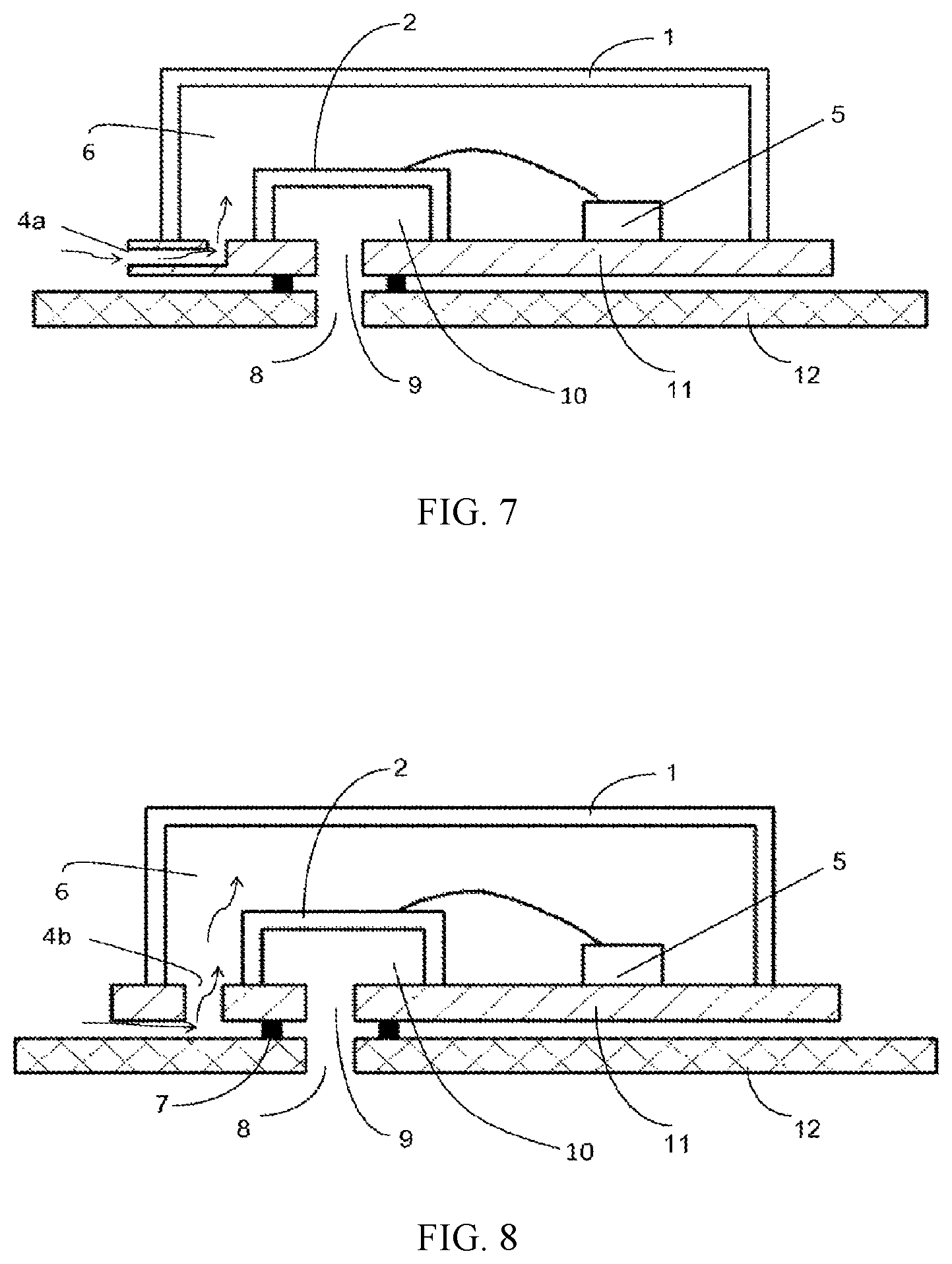 Patent US12092540 Figure 4 – Package structure for differential pressure sensor, and electronic device