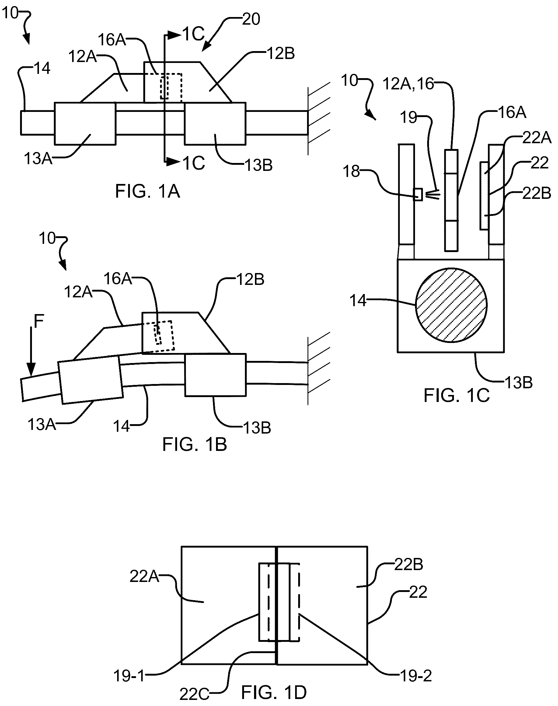 Patent US12092544 Figure 1 – Optical force sensors