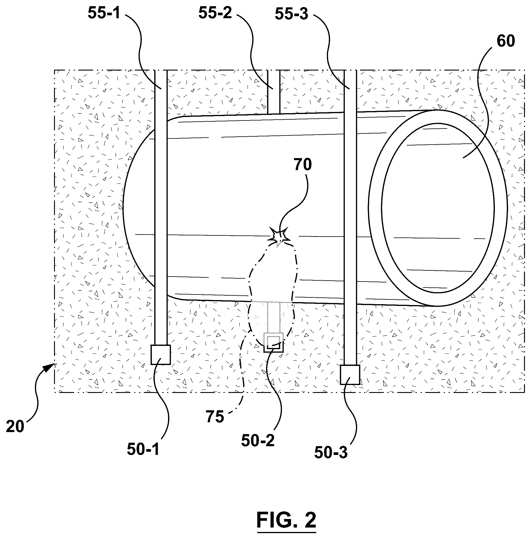 Patent US12092549 Figure 2 – Device and method of manufacturing a device for detecting hydrocarbons
