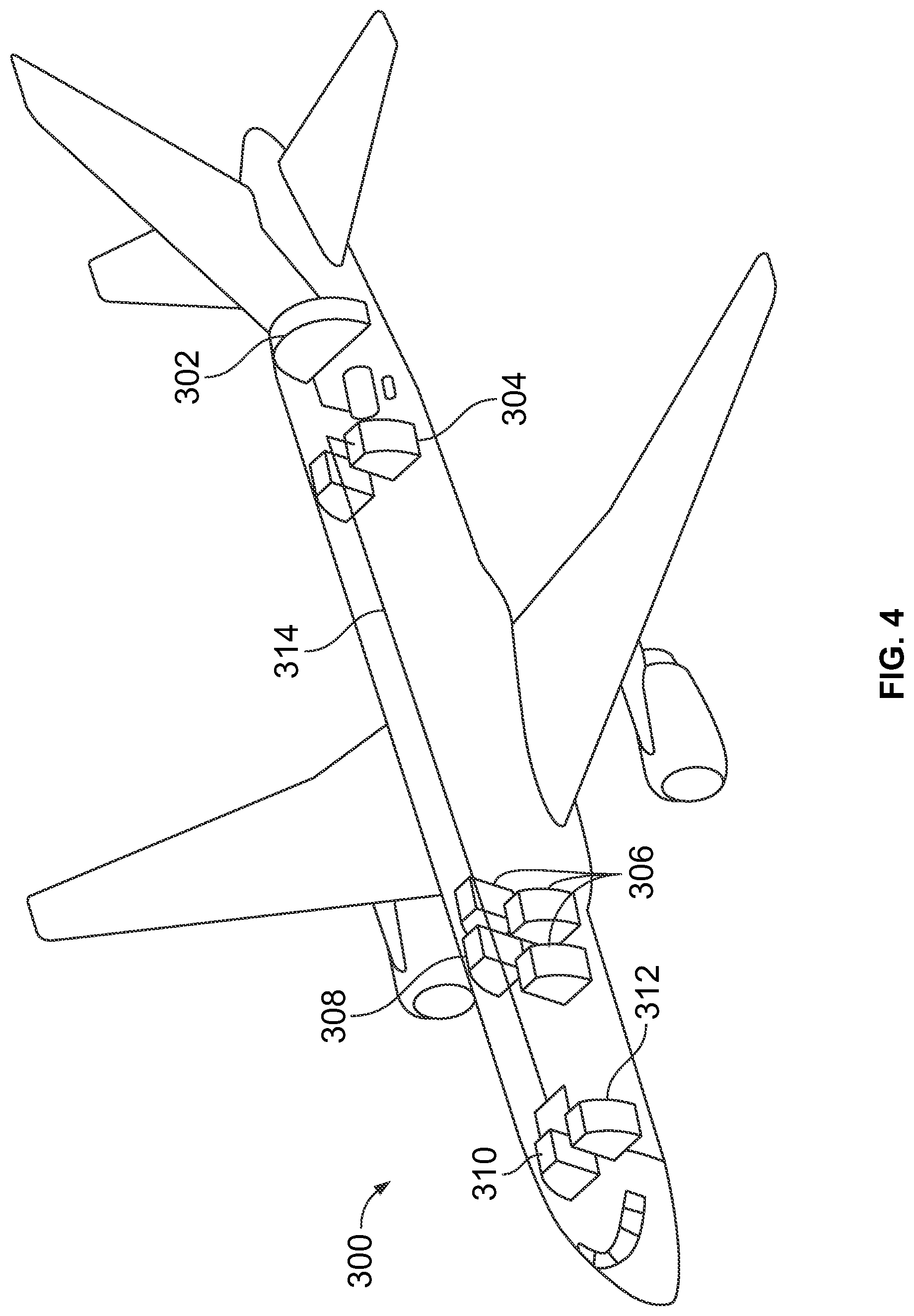 Patent US12092550 Figure 3 – Water leak detection systems and methods for an internal cabin of an aircraft