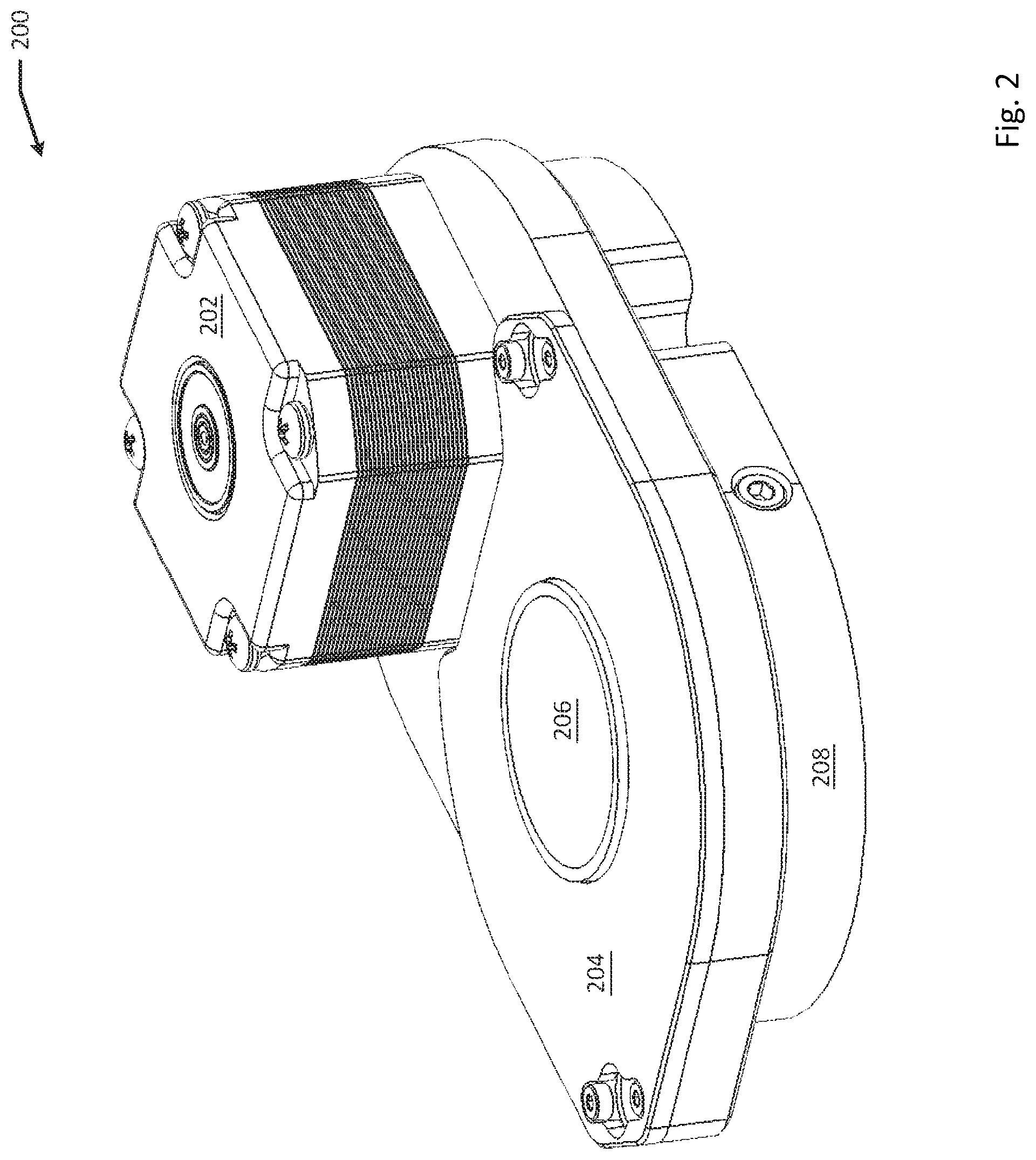 Patent US12092555 Figure 2 – Apparatus for dynamically varying extraction distance between extraction volume and sample surface