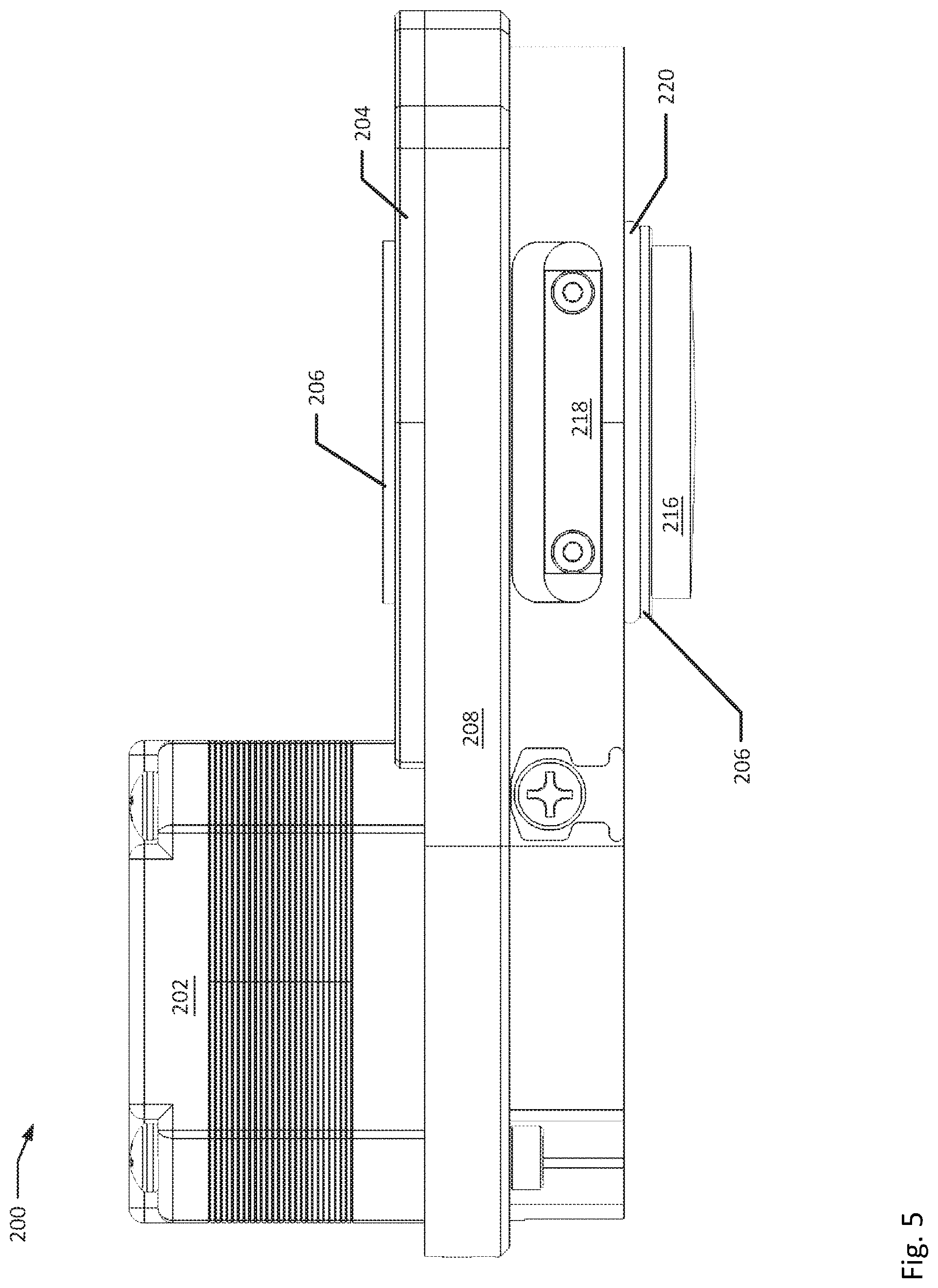 Patent US12092555 Figure 5 – Apparatus for dynamically varying extraction distance between extraction volume and sample surface