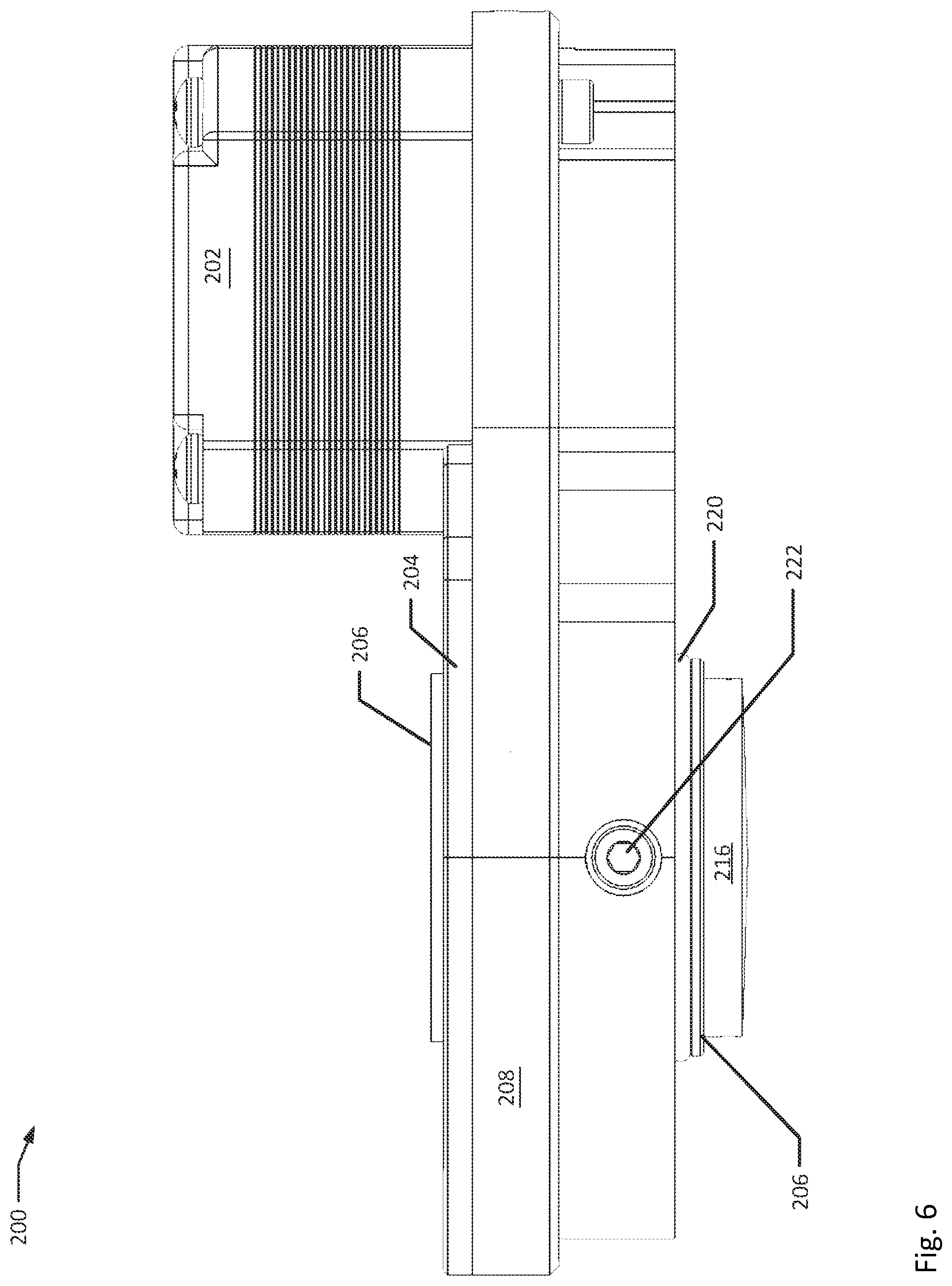 Patent US12092555 Figure 6 – Apparatus for dynamically varying extraction distance between extraction volume and sample surface