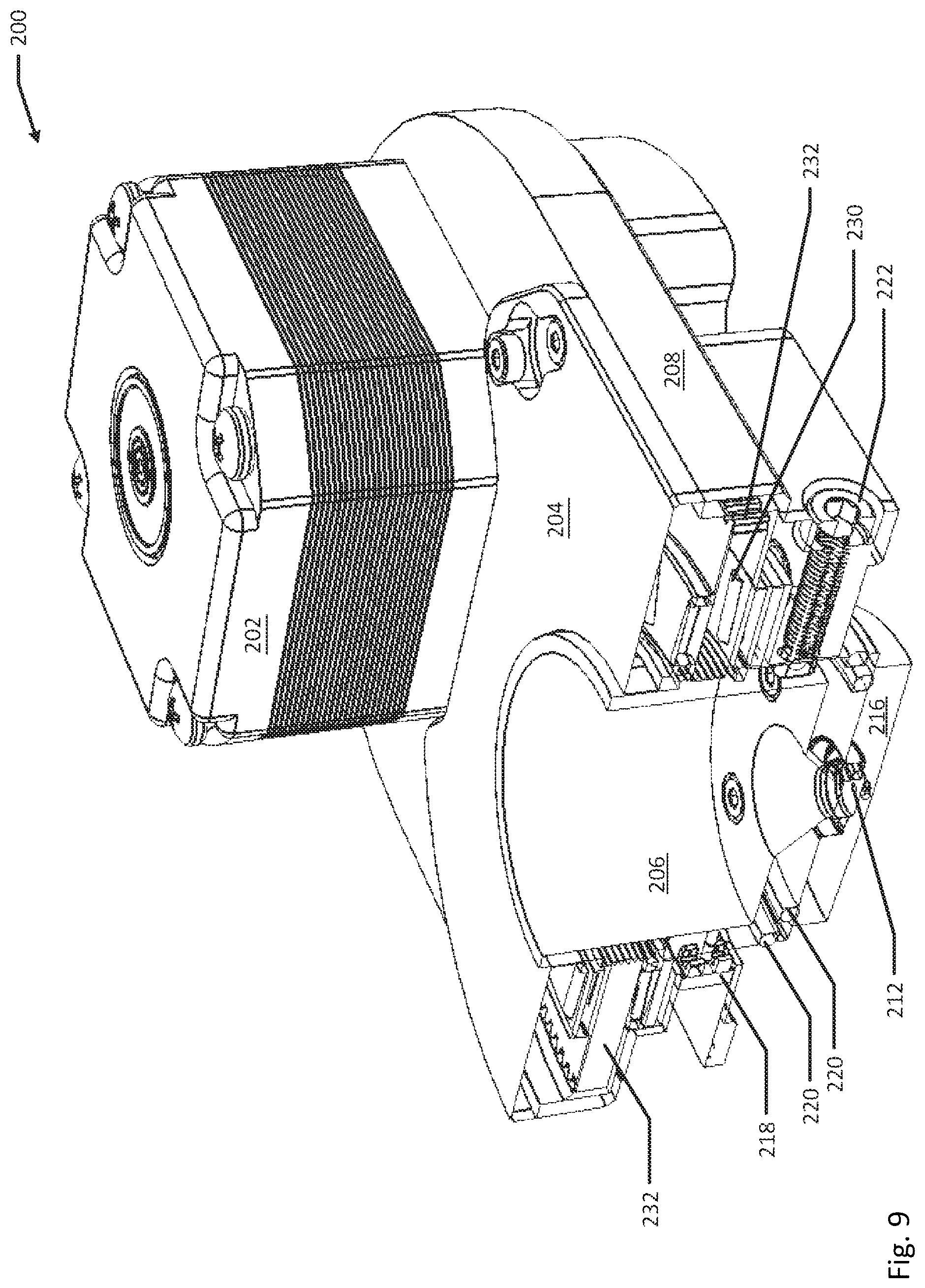 Patent US12092555 Figure 9 – Apparatus for dynamically varying extraction distance between extraction volume and sample surface