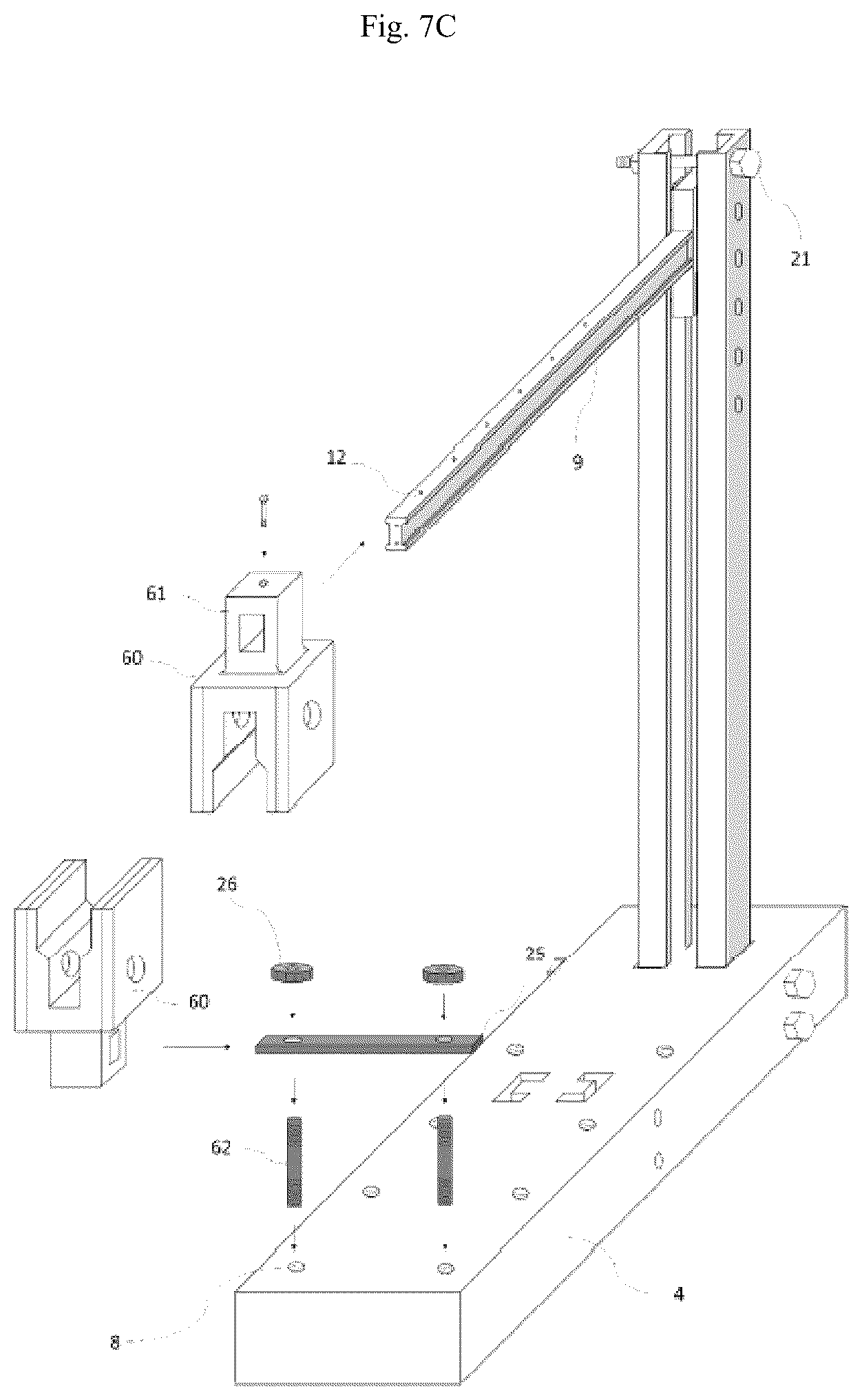 Patent US12092564 Figure 12 – Fiber reinforced polymer concrete bond testing frame