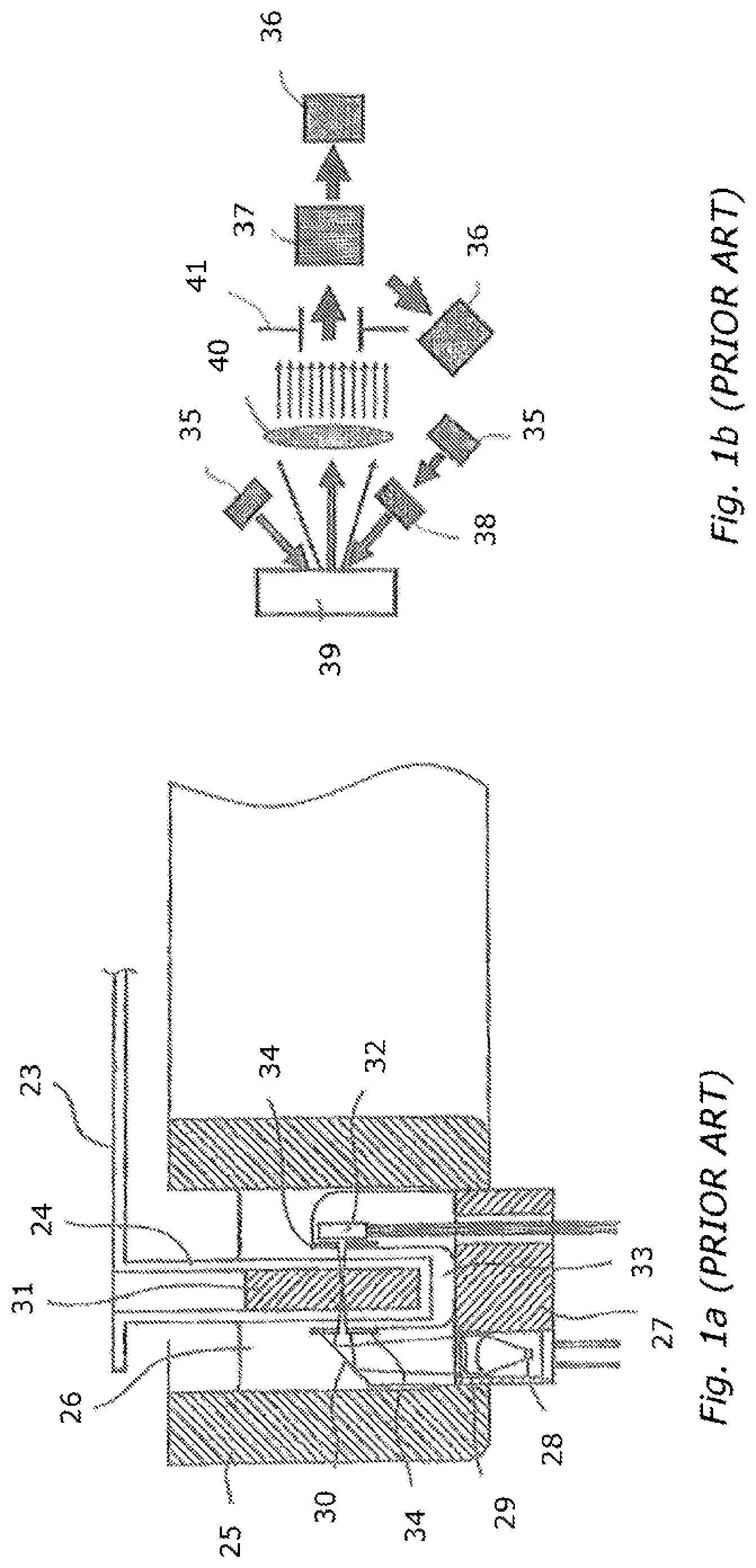 Patent US12092568 Figure 1 – Optical measuring unit and optical measuring method for obtaining measurement signals of fluid media