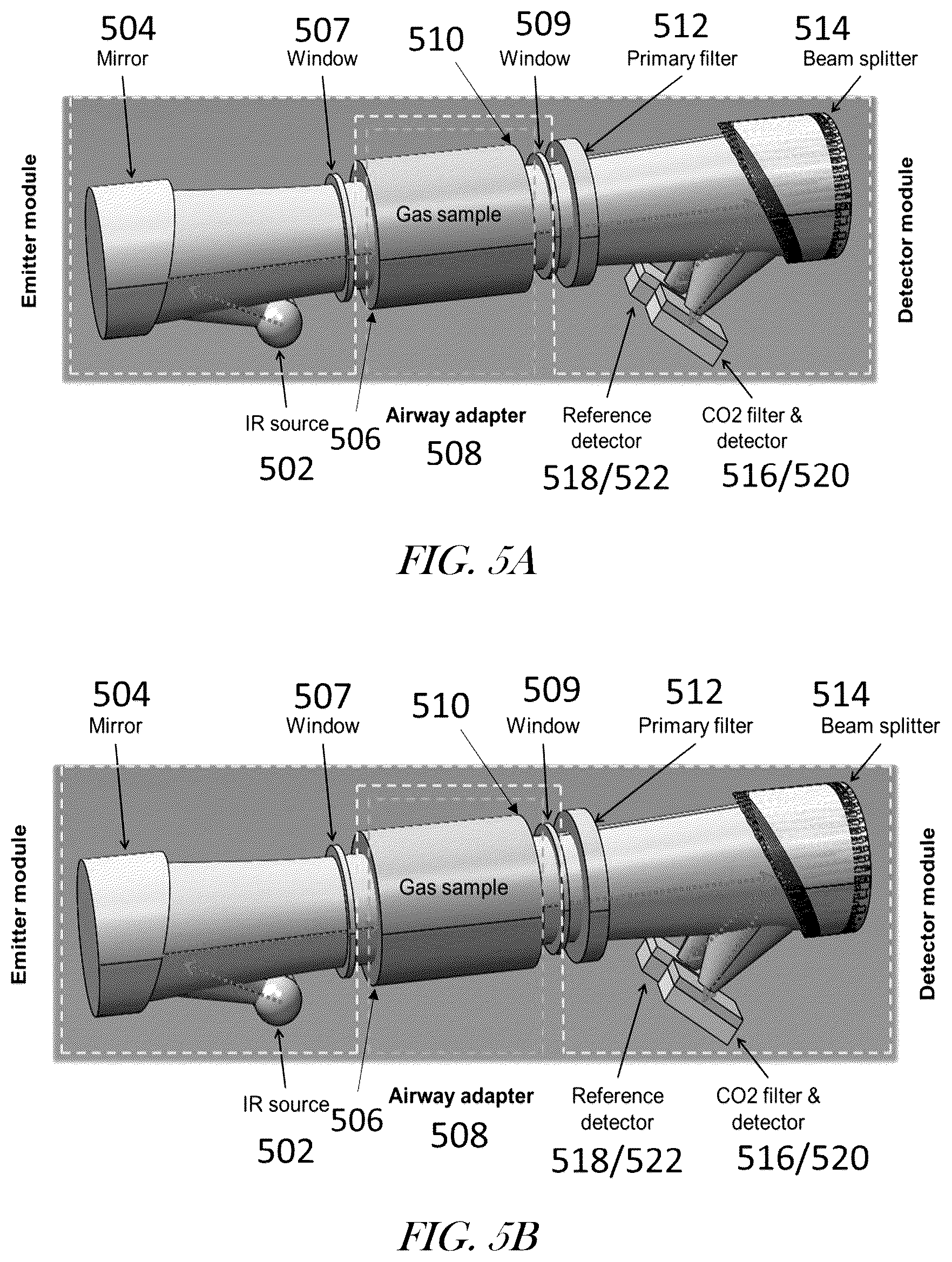 Patent US12092571 Figure 5 – Solid-state spectrometer