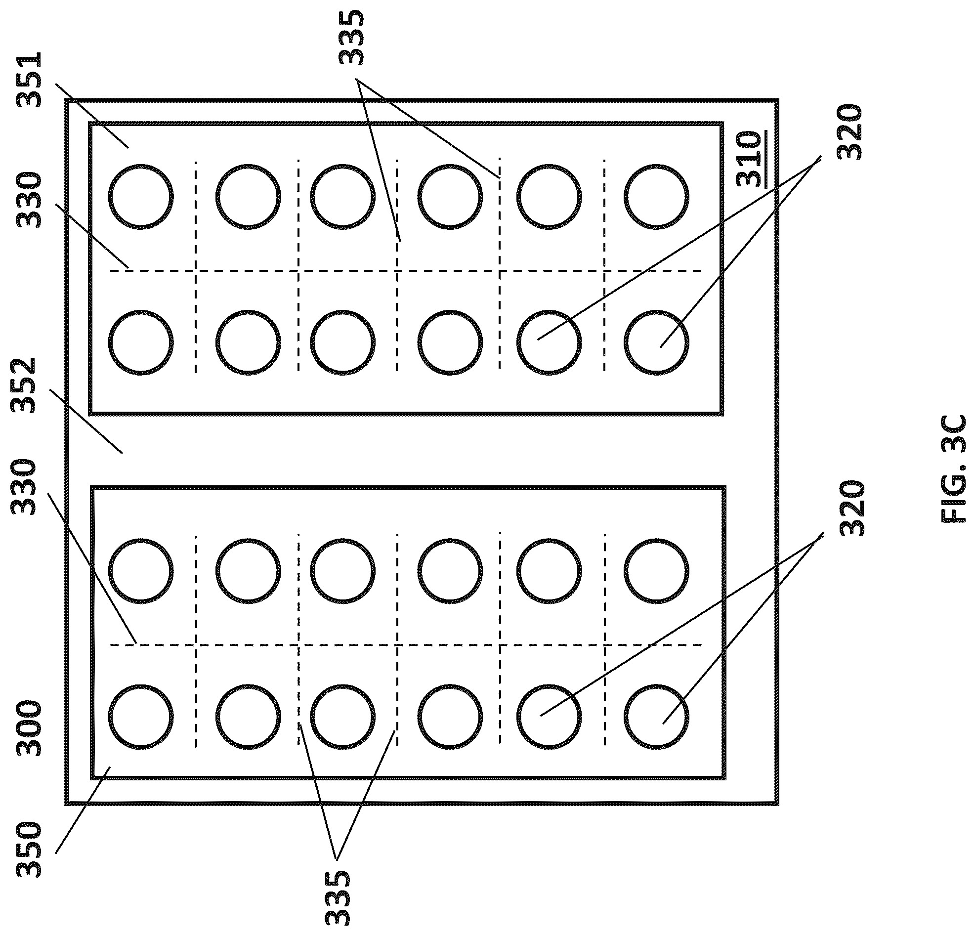 Patent US12092578 Figure 6 – Integrated arrays for single-analyte processes