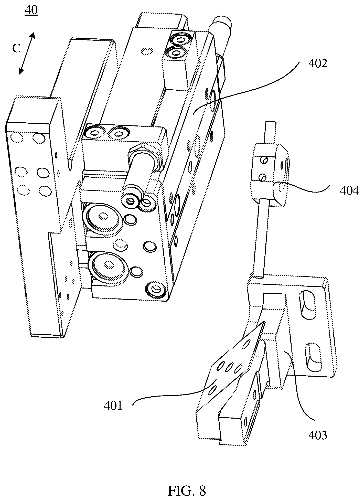 Patent US12092583 Figure 8 – Tab image acquisition device, system, and method