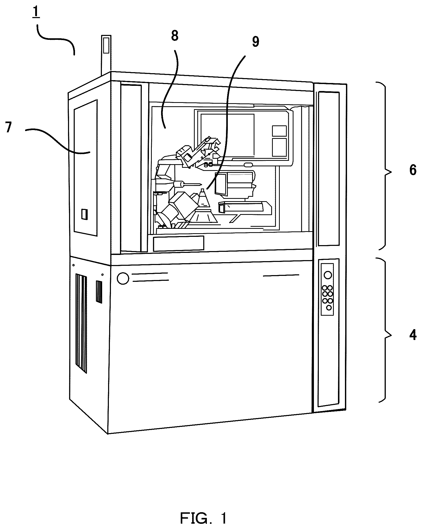 Patent US12092593 Figure 1 – Single-crystal X-ray structure analysis apparatus and method, and sample holder unit therefor