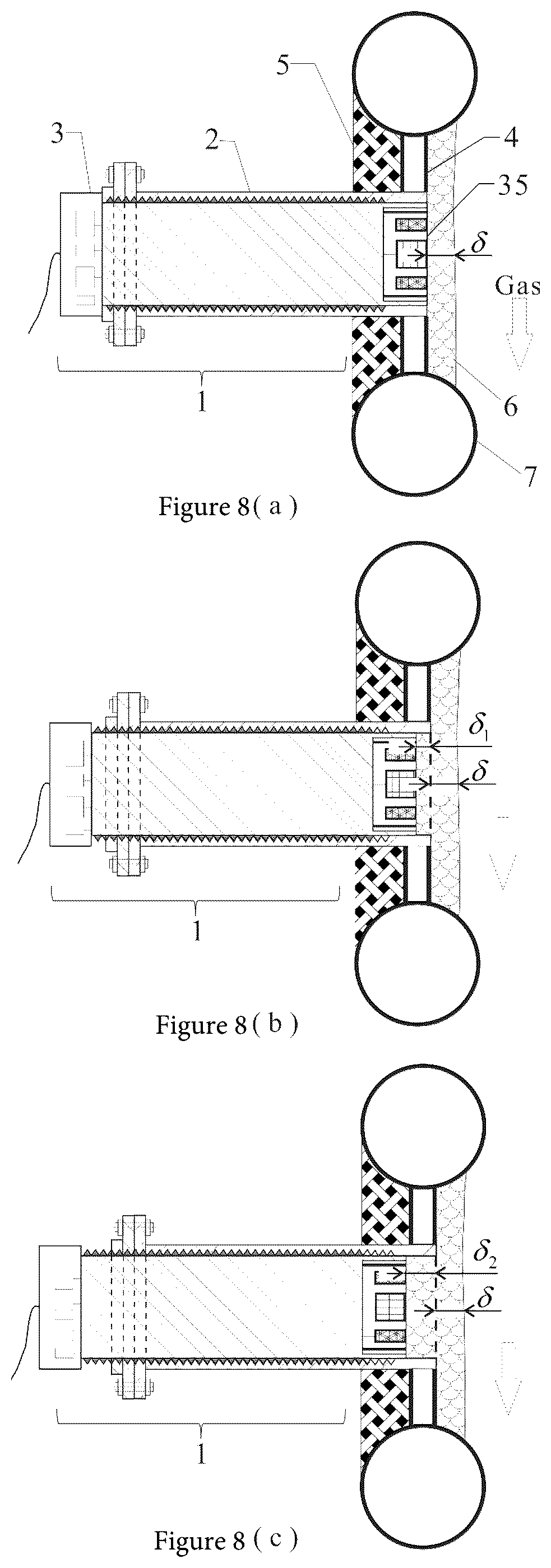 Patent US12092599 Figure 4 – Online monitoring device and method for fouling and slagging based on capacitance principle differential measurement