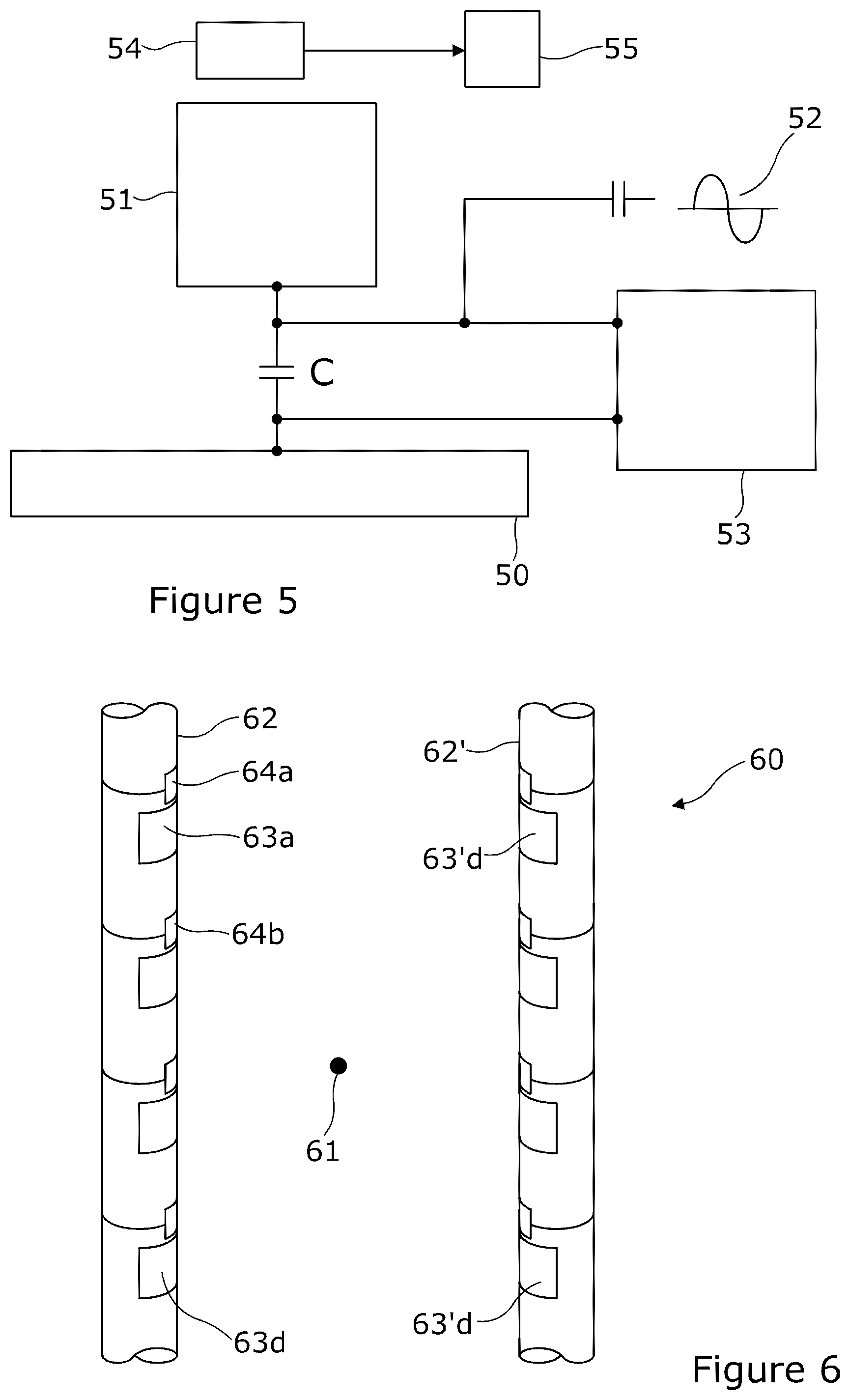 Patent US12092600 Figure 3 – Resistivity imaging system with compensator for parasitic impedances between electrodes and their conductive substrates