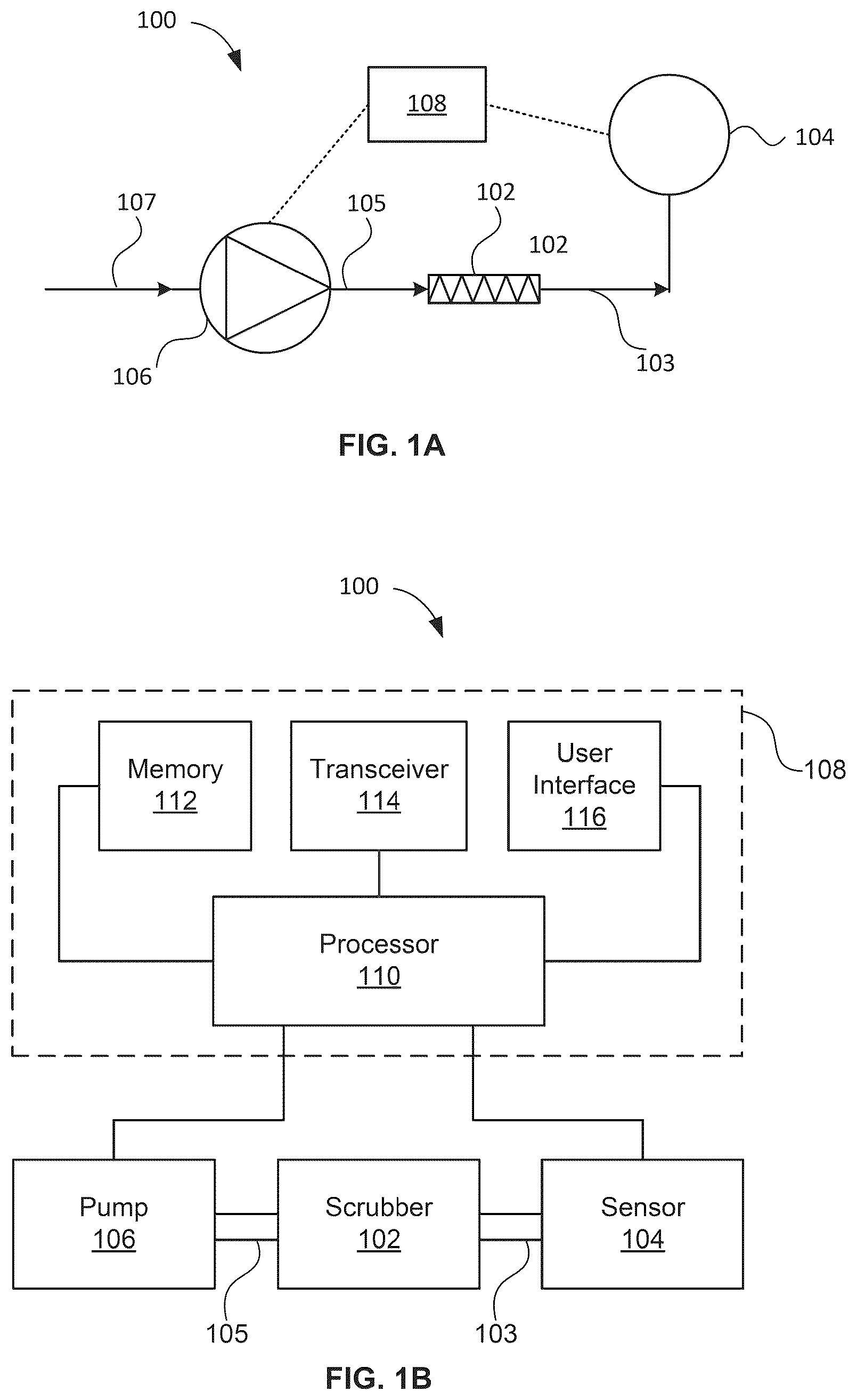 Patent US12092604 Figure 1 – Systems and related methods for analyzing a gas