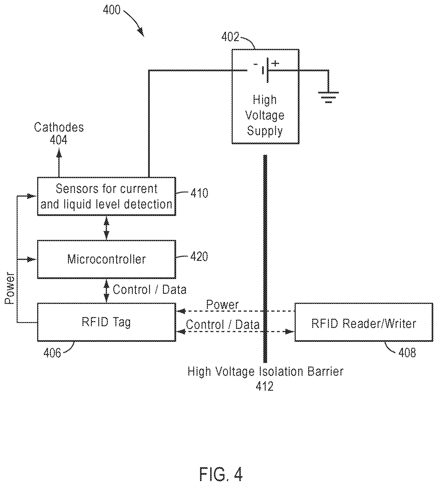 Patent US12092605 Figure 4 – Capillary electrophoresis cathode systems and methods