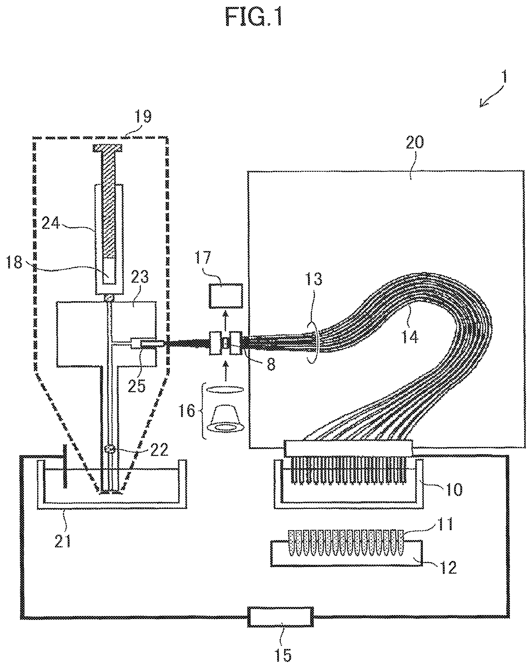 Patent US12092607 — Electrophoresis apparatus — Figure 1