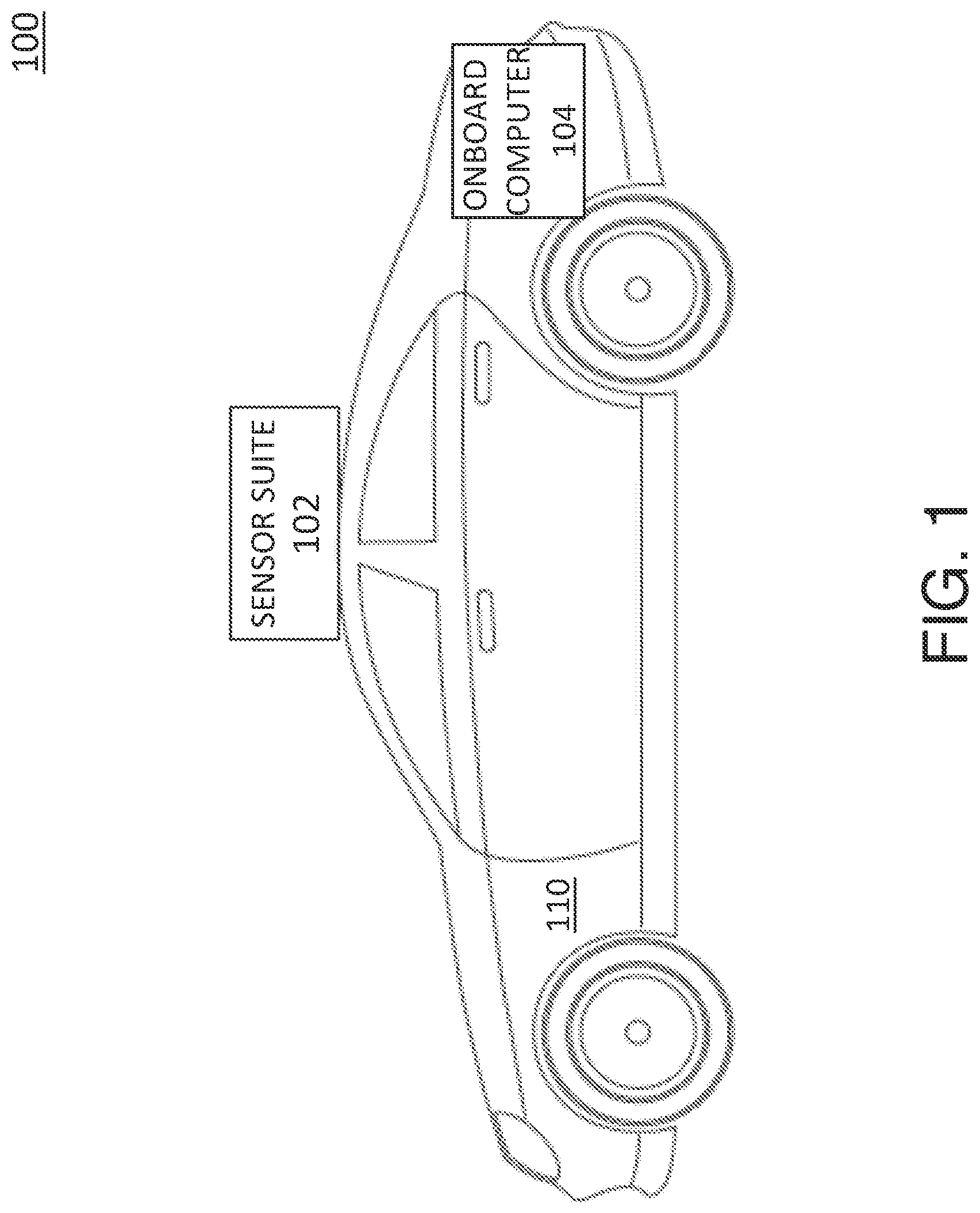 Patent US12092611 Figure 1 – Transducer-based structural health monitoring of autonomous vehicles