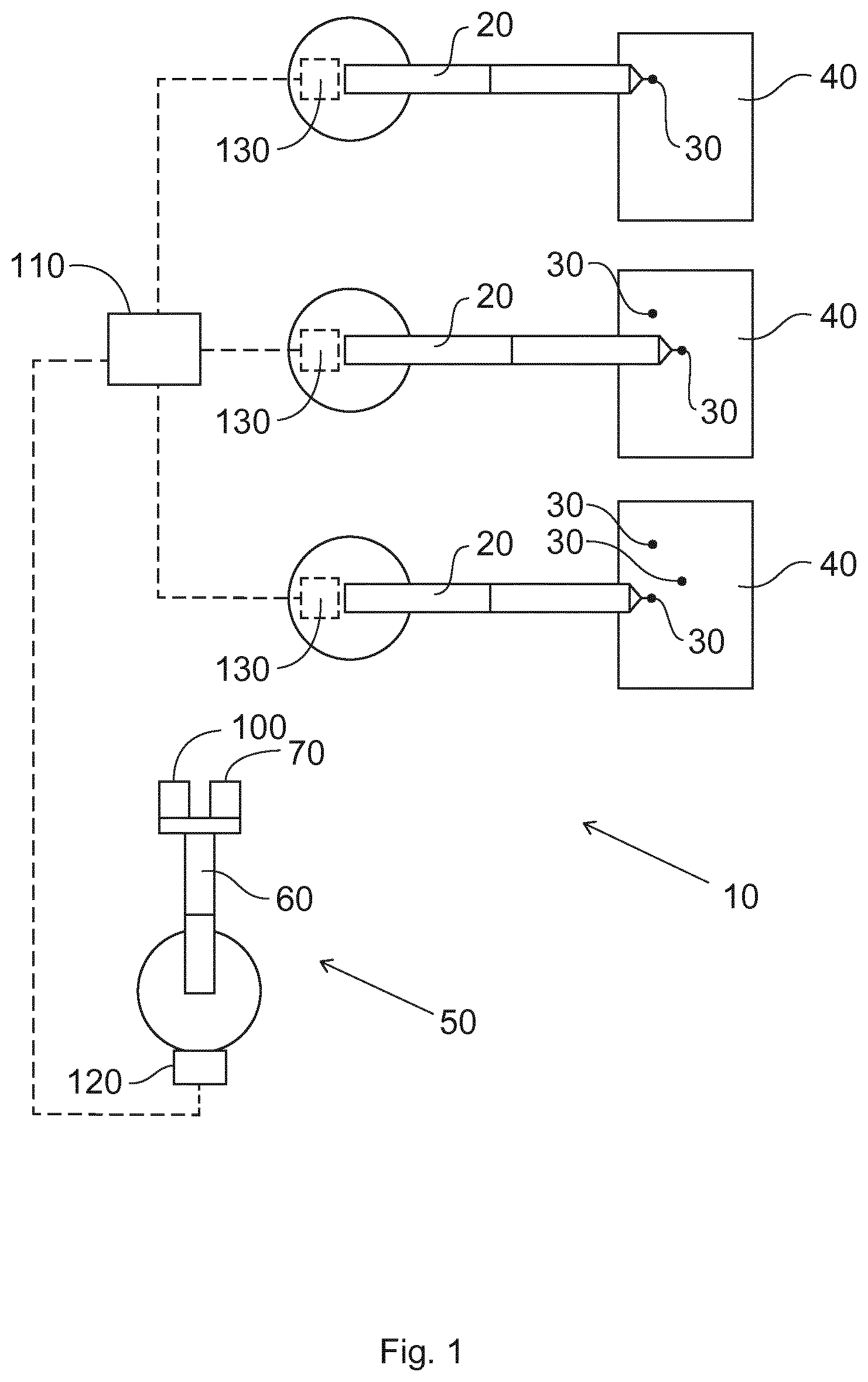 Patent US12092615 Figure 1 – Non-destructive inspection of test objects on a workpiece