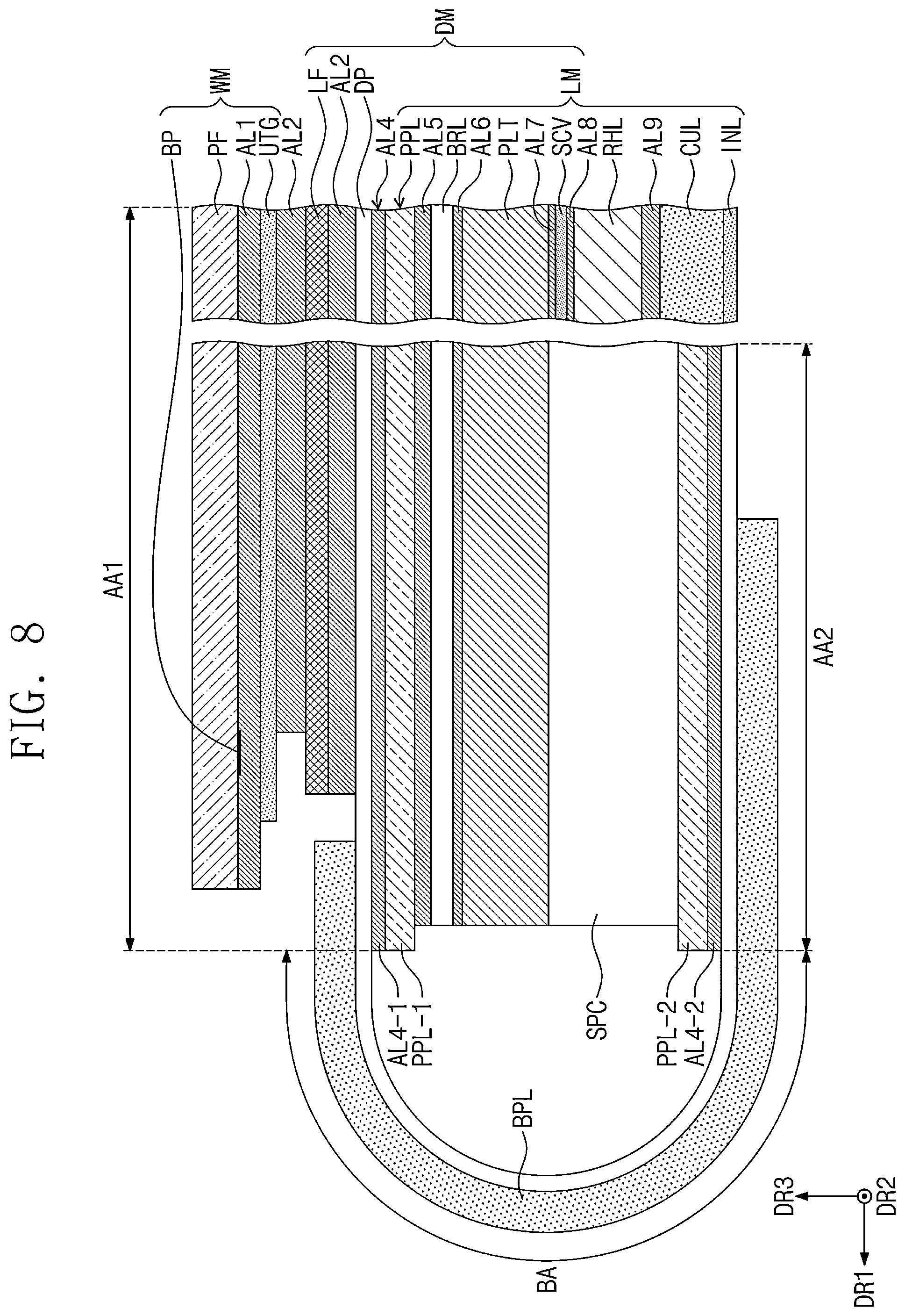 Patent US12092617 Figure 8 – Display module evaluation jig and display module evaluation method
