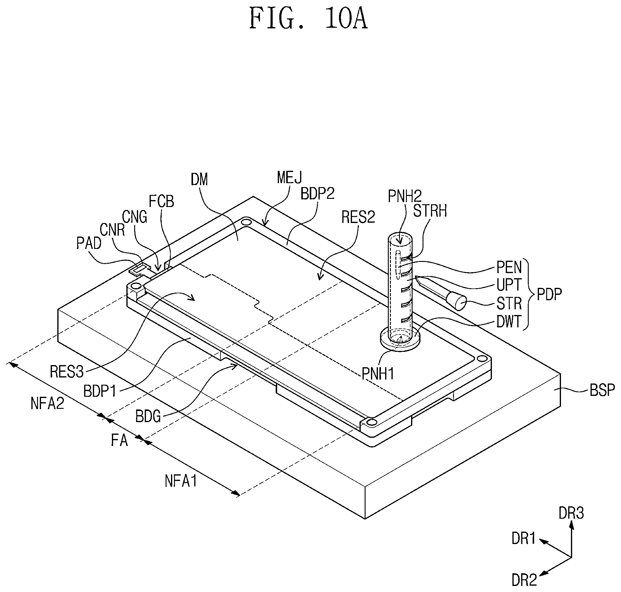 Patent US12092617 Figure 10 – Display module evaluation jig and display module evaluation method