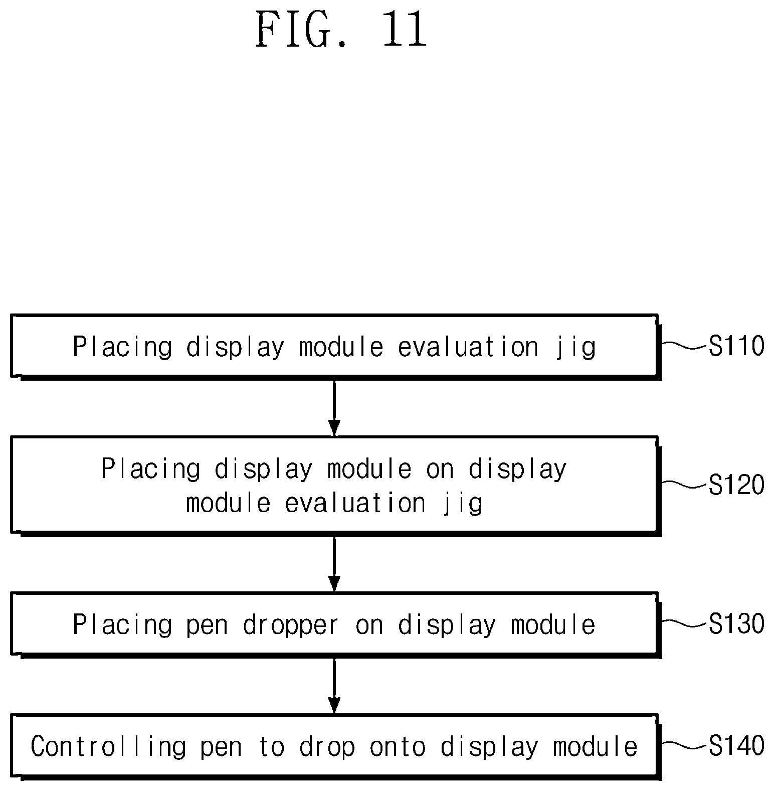 Patent US12092617 Figure 12 – Display module evaluation jig and display module evaluation method