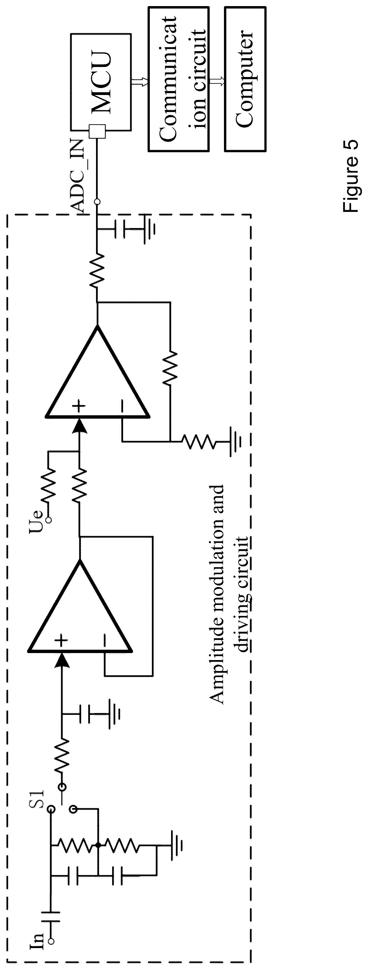 Patent US12092627 Figure 5 – Signal processing system and method for inductive oil abrasive particle sensor