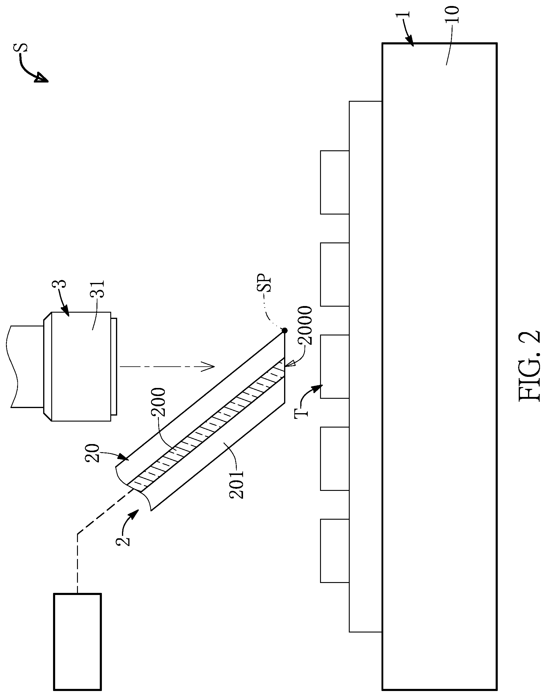 Patent US12092658 Figure 2 – Optical detection system and alignment method for a predetermined target object