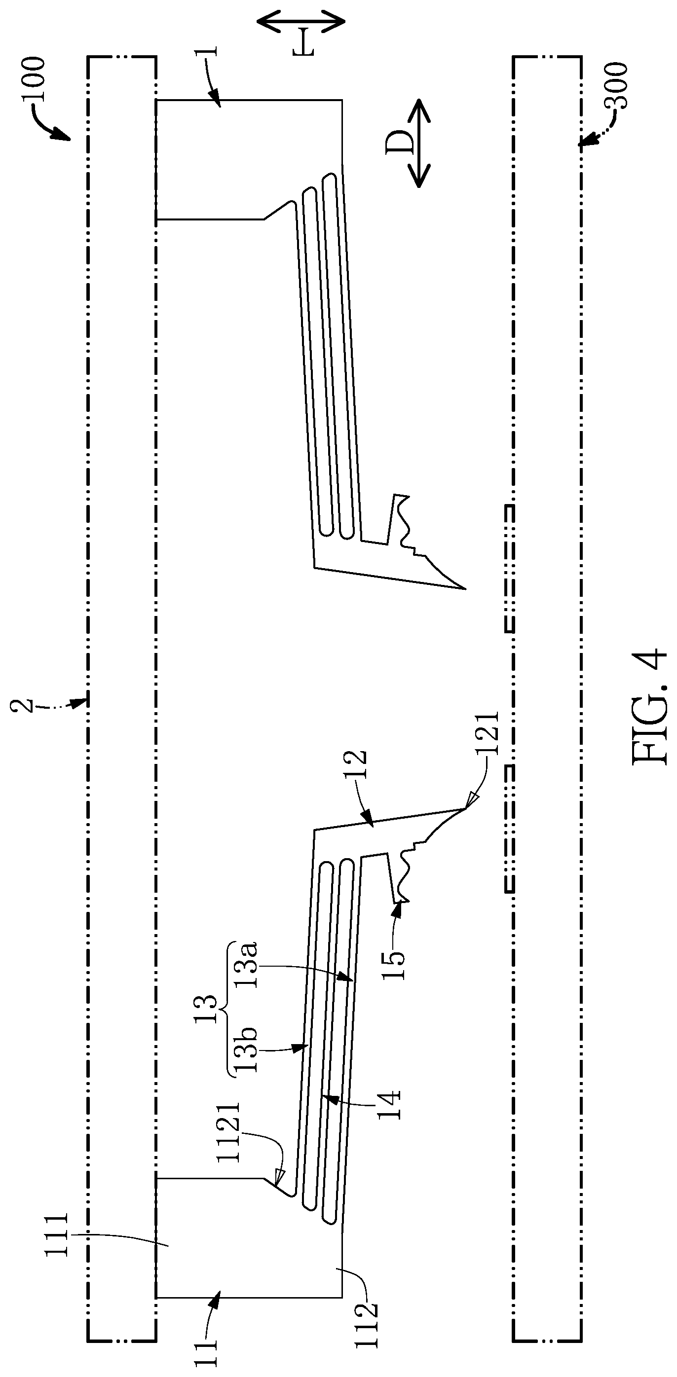 Patent US12092661 Figure 4 – Cantilever probe card device and elastic probe thereof