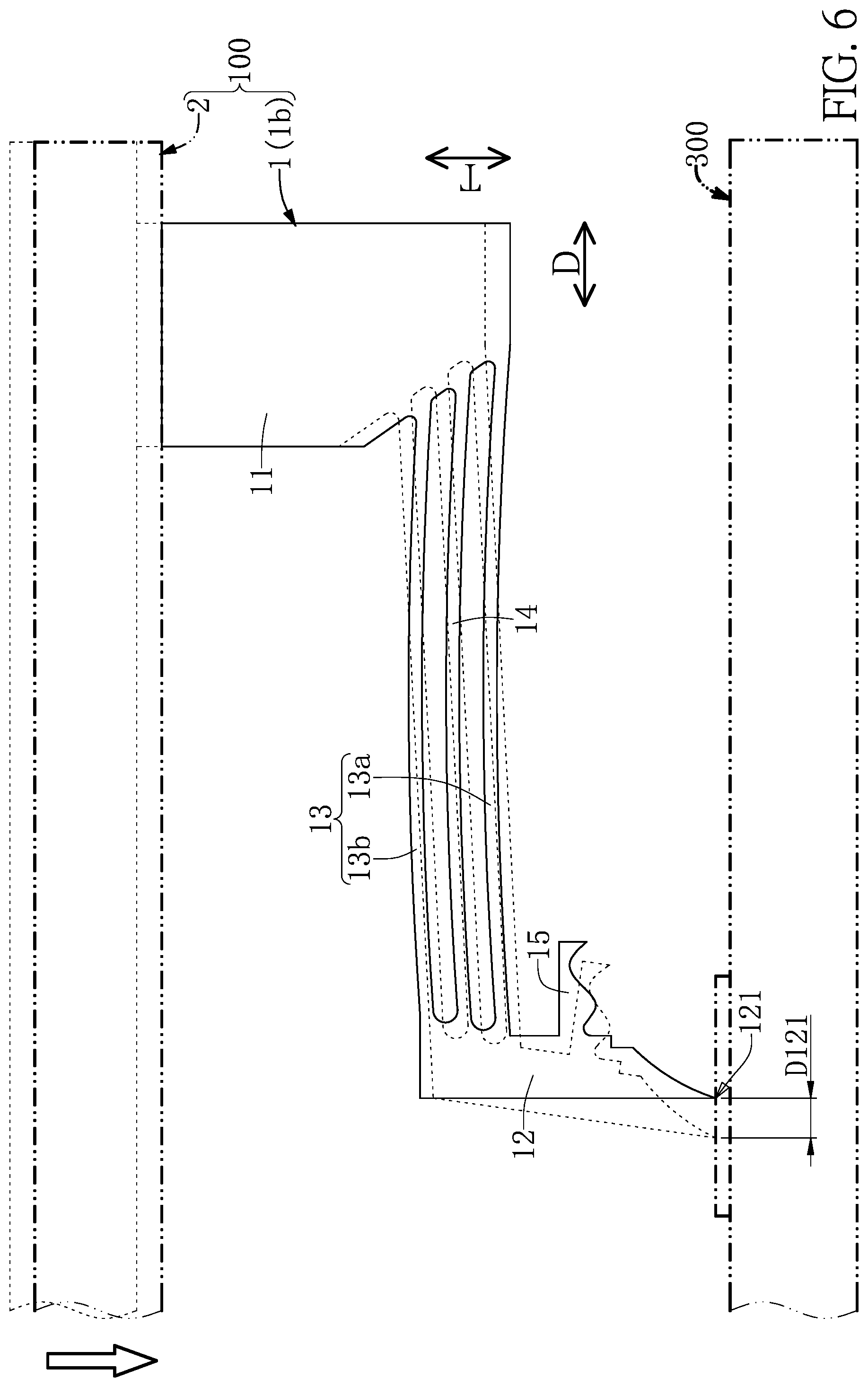 Patent US12092661 Figure 6 – Cantilever probe card device and elastic probe thereof