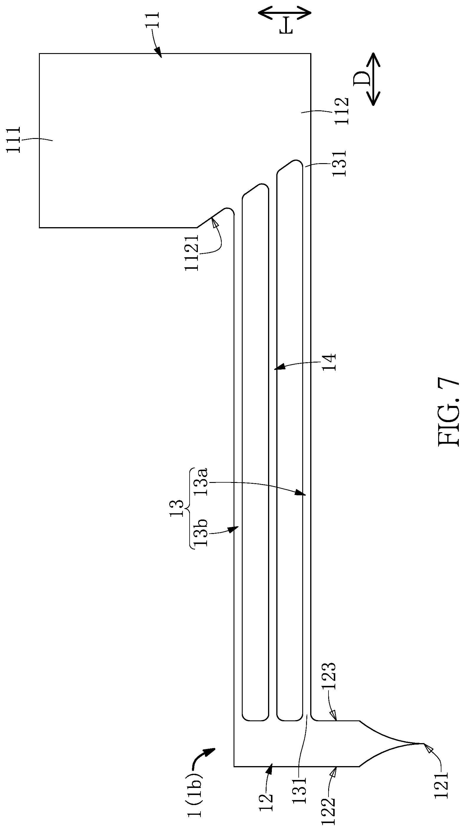 Patent US12092661 Figure 7 – Cantilever probe card device and elastic probe thereof