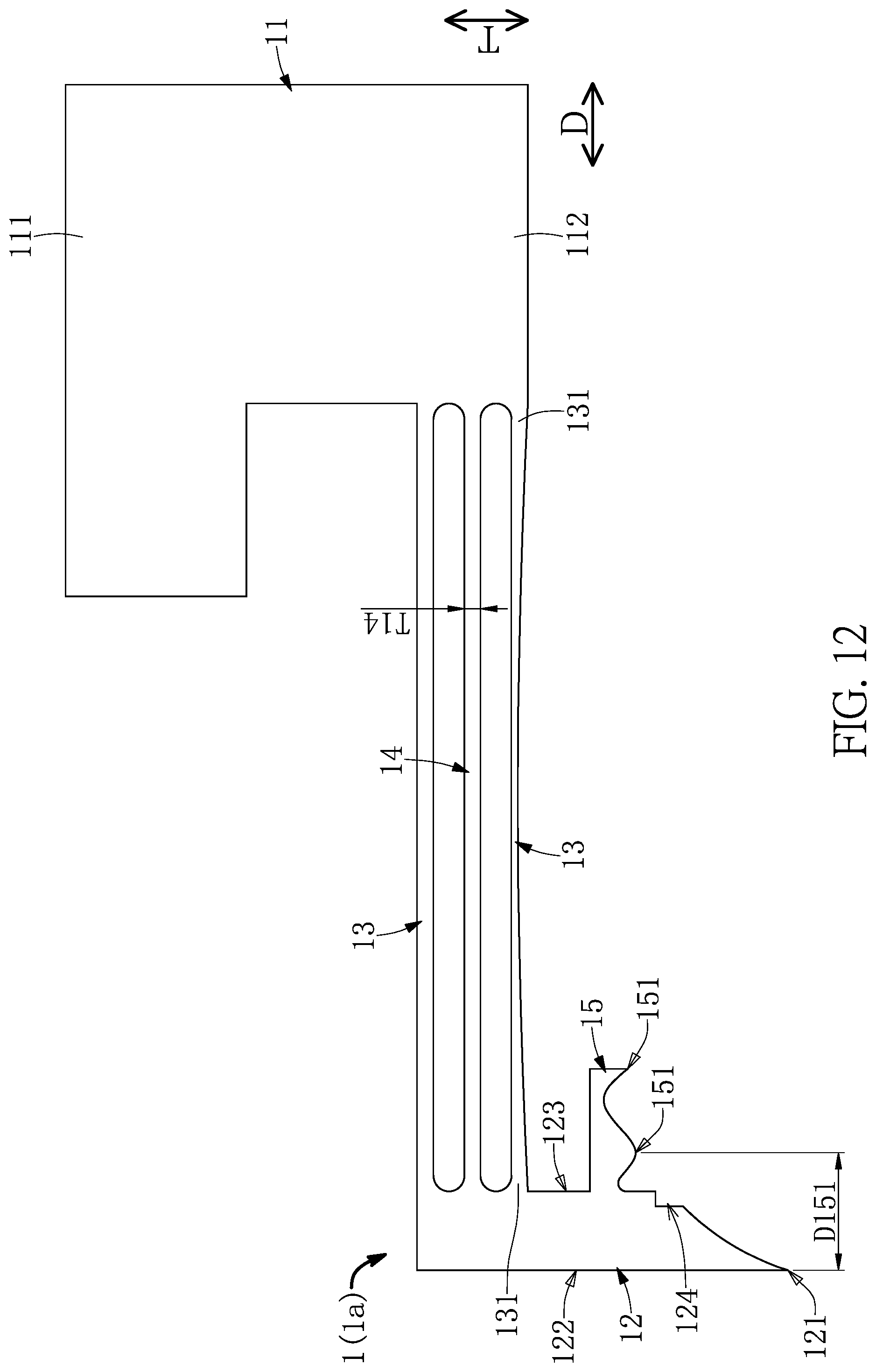 Patent US12092661 Figure 12 – Cantilever probe card device and elastic probe thereof