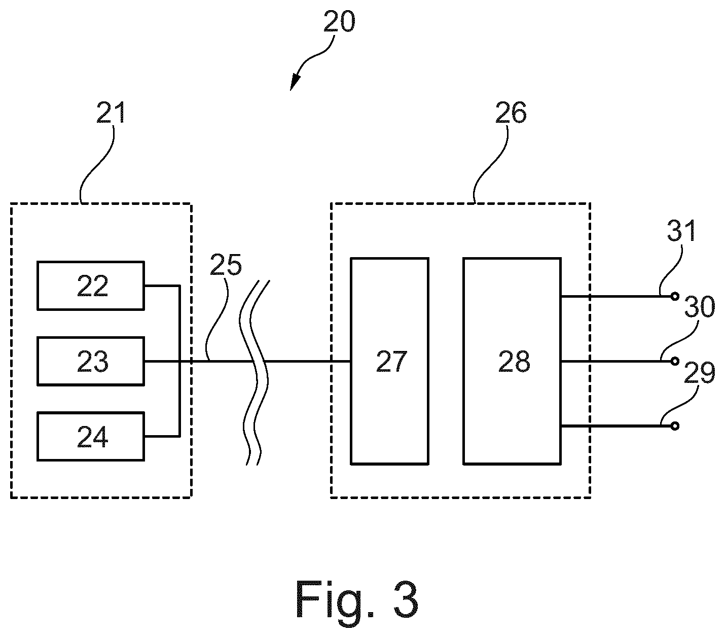 Patent US12092663 Figure 2 – Sensor part for installation in medium-voltage cable compartments and a device for measuring a voltage in medium-voltage circuits comprising such sensor part