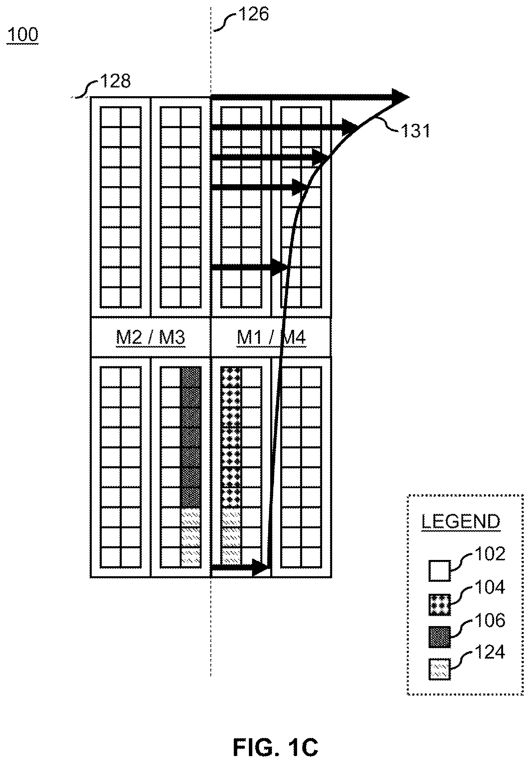 Patent US12092664 Figure 3 – Layout for integrated resistor with current sense functionality