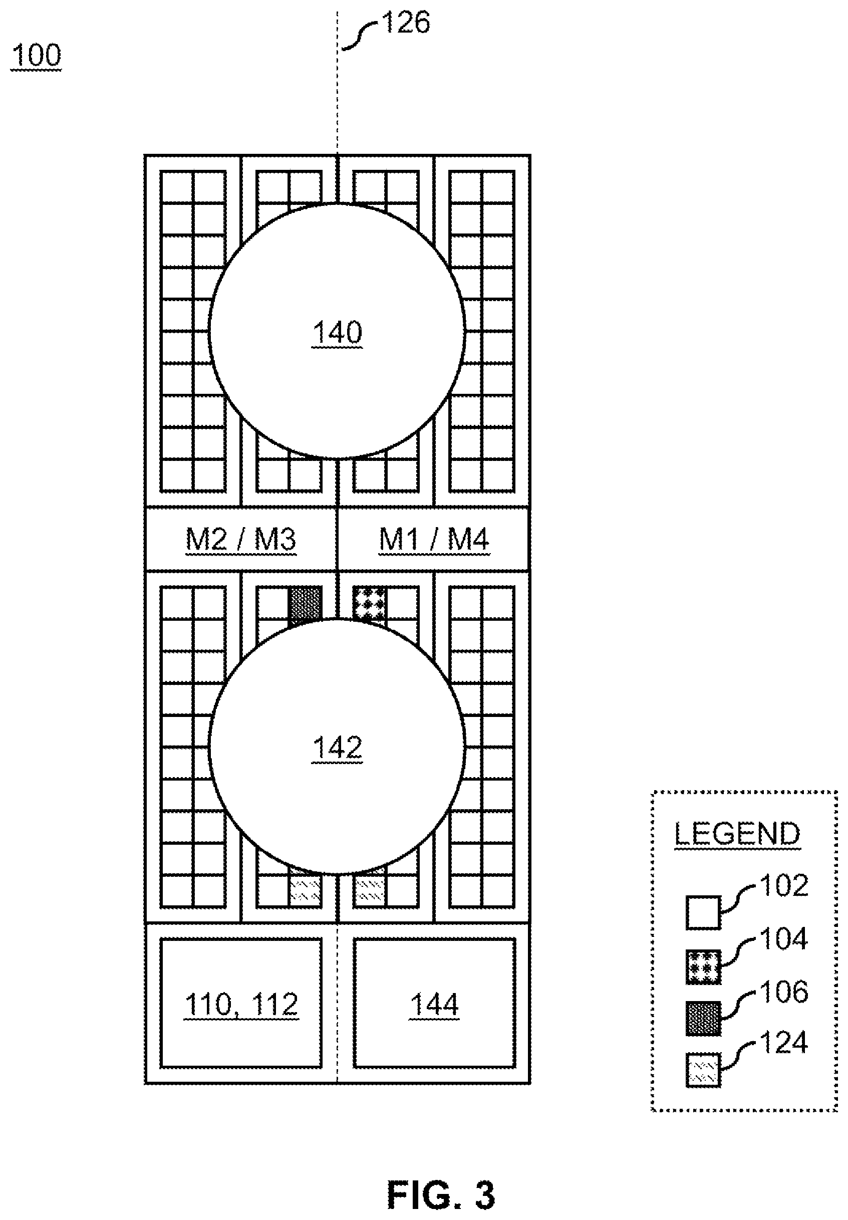 Patent US12092664 Figure 5 – Layout for integrated resistor with current sense functionality